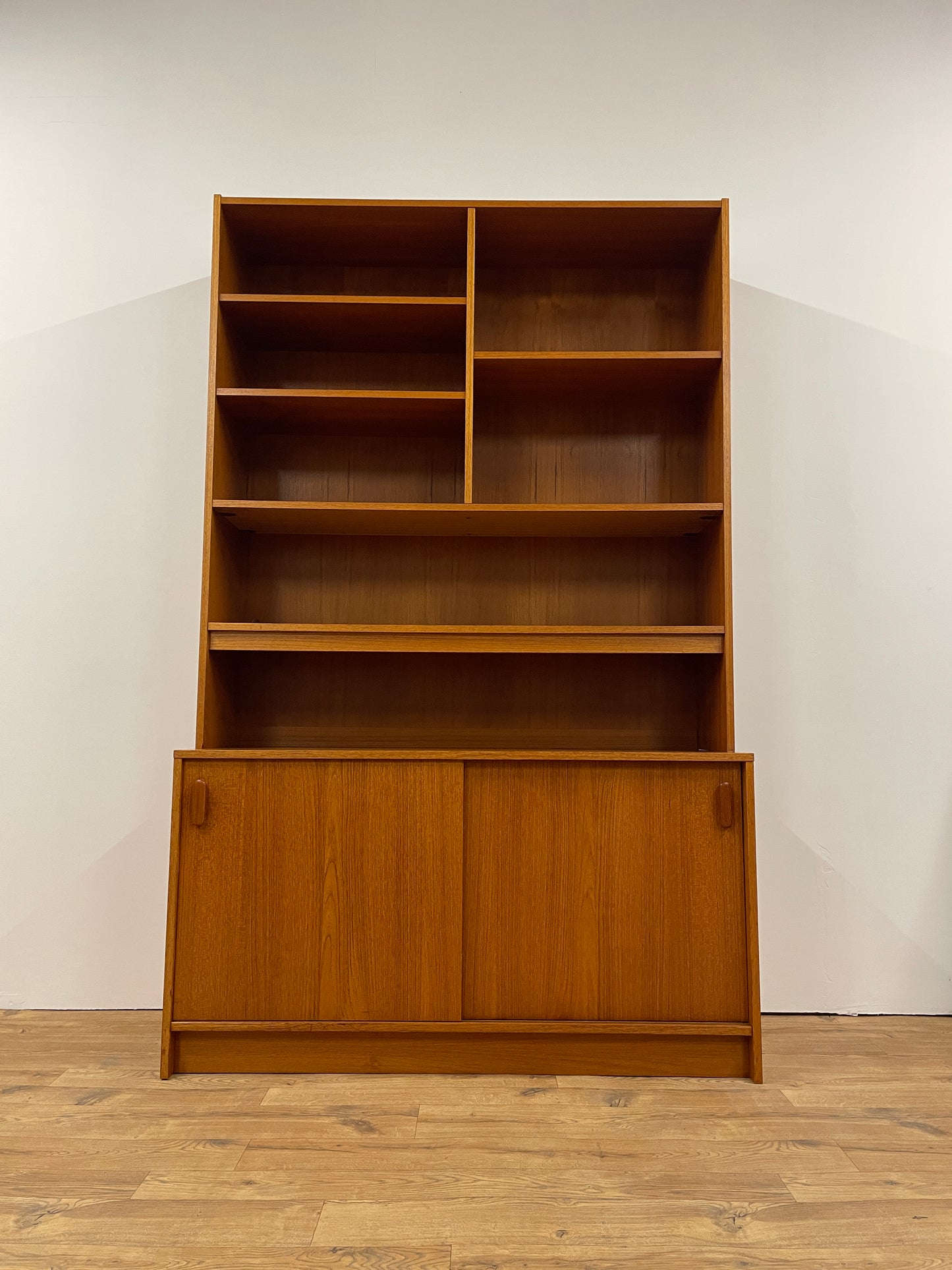 Large Danish Bookshelf / Cabinet - Mid-Century Teak