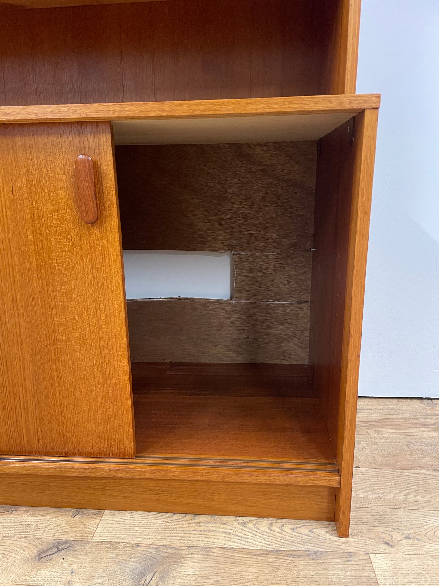 Large Danish Bookshelf / Cabinet - Mid-Century Teak