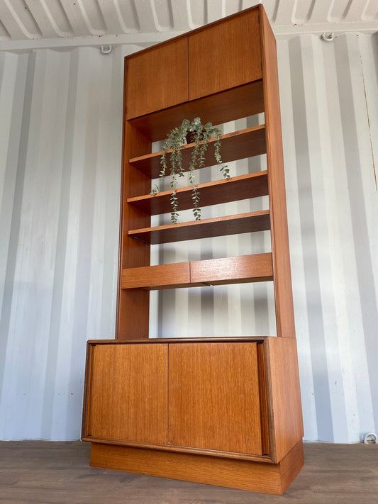 G-Plan Form Five Wall Unit by Roger Bennett 1967 Teak Mid-Century Modern Cabinet & Shelving 199cm