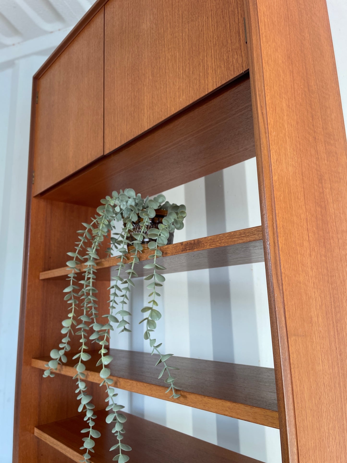 G-Plan Form Five Wall Unit by Roger Bennett 1967 Teak Mid-Century Modern Cabinet & Shelving 199cm