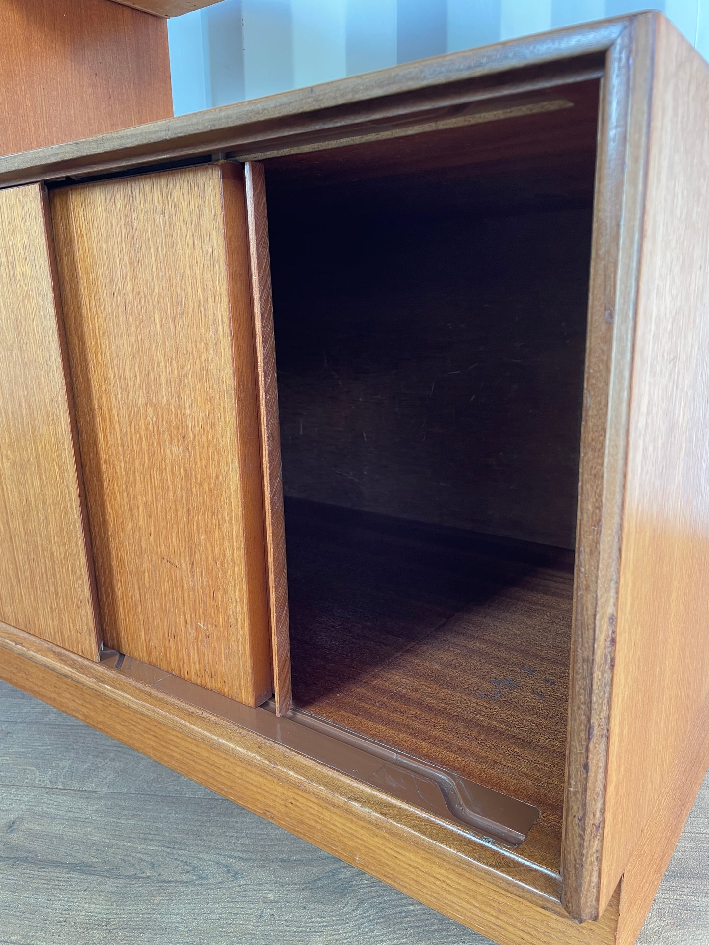 G-Plan Form Five Wall Unit by Roger Bennett 1967 Teak Mid-Century Modern Cabinet & Shelving 199cm