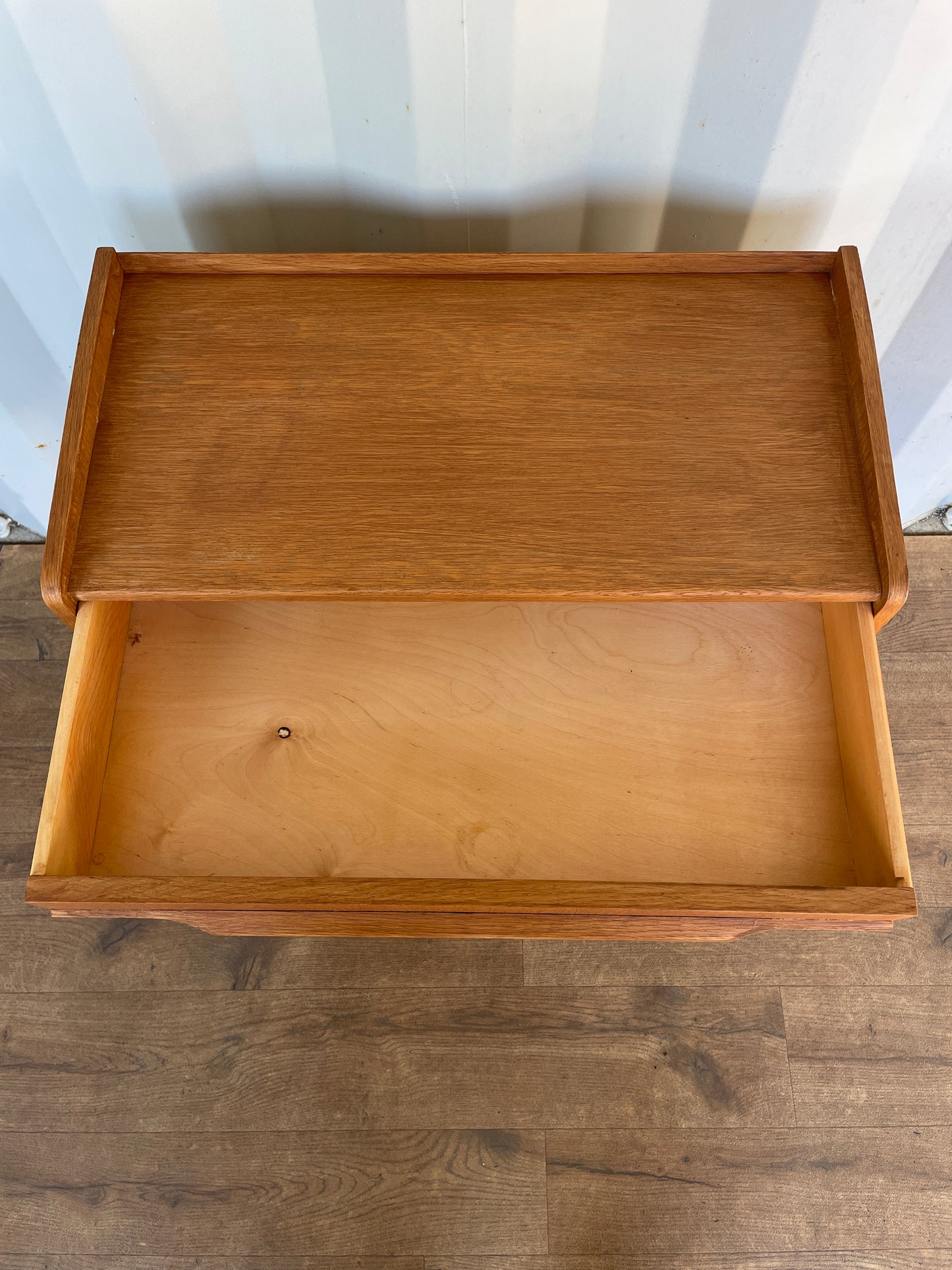 Vintage Teak Danish Chest of Drawers – Mid Century Modern Small 3 Drawer Cabinet – 60cm