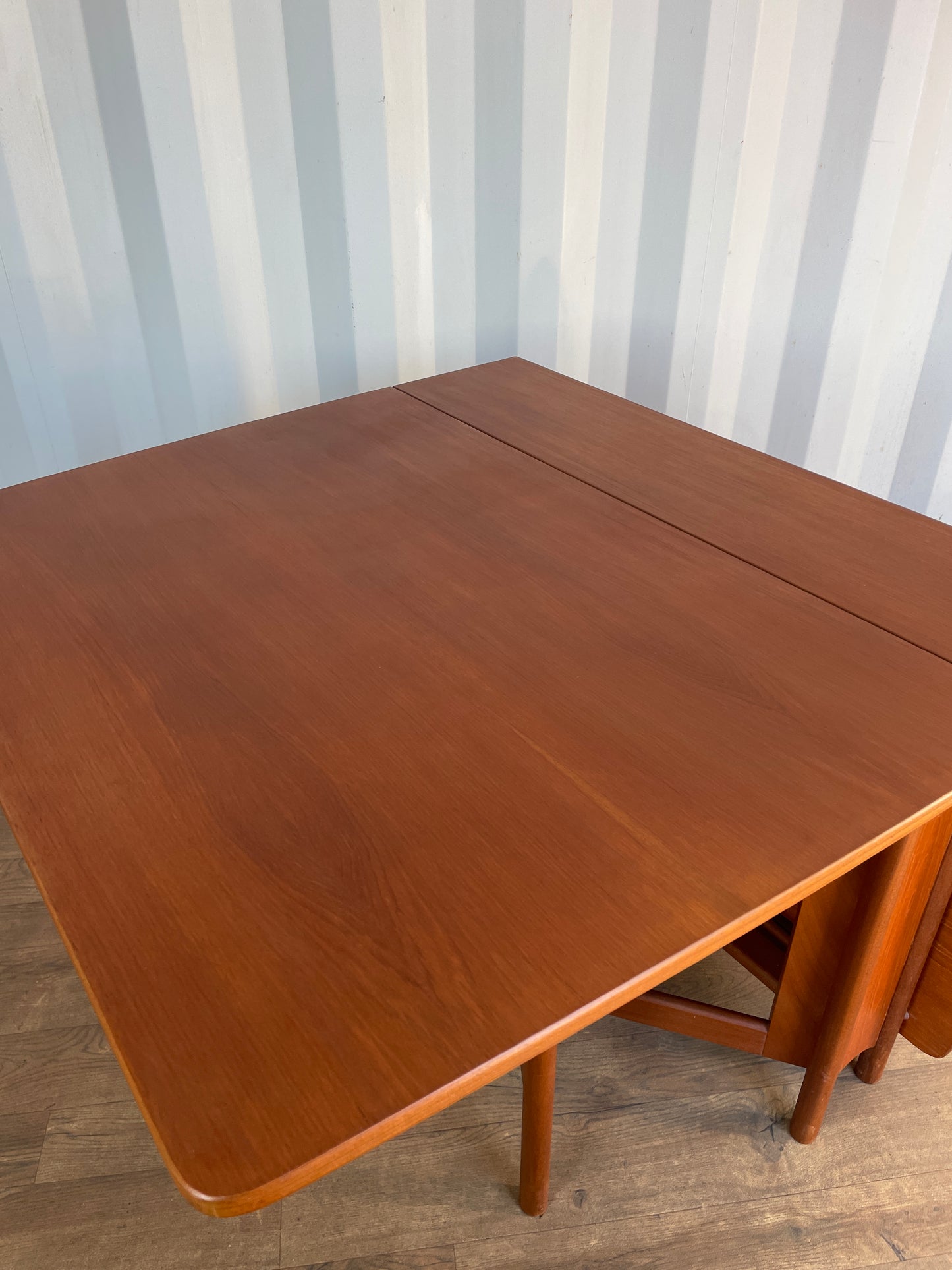Vintage Teak McIntosh Drop Leaf Dining Table – Mid Century Modern Folding Table – 150cm
