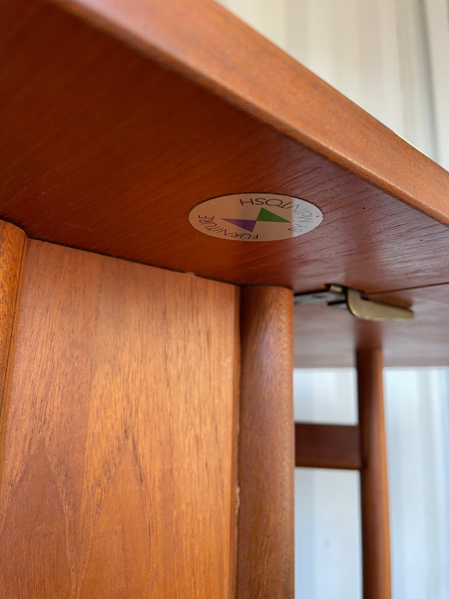 Vintage Teak McIntosh Drop Leaf Dining Table – Mid Century Modern Folding Table – 150cm