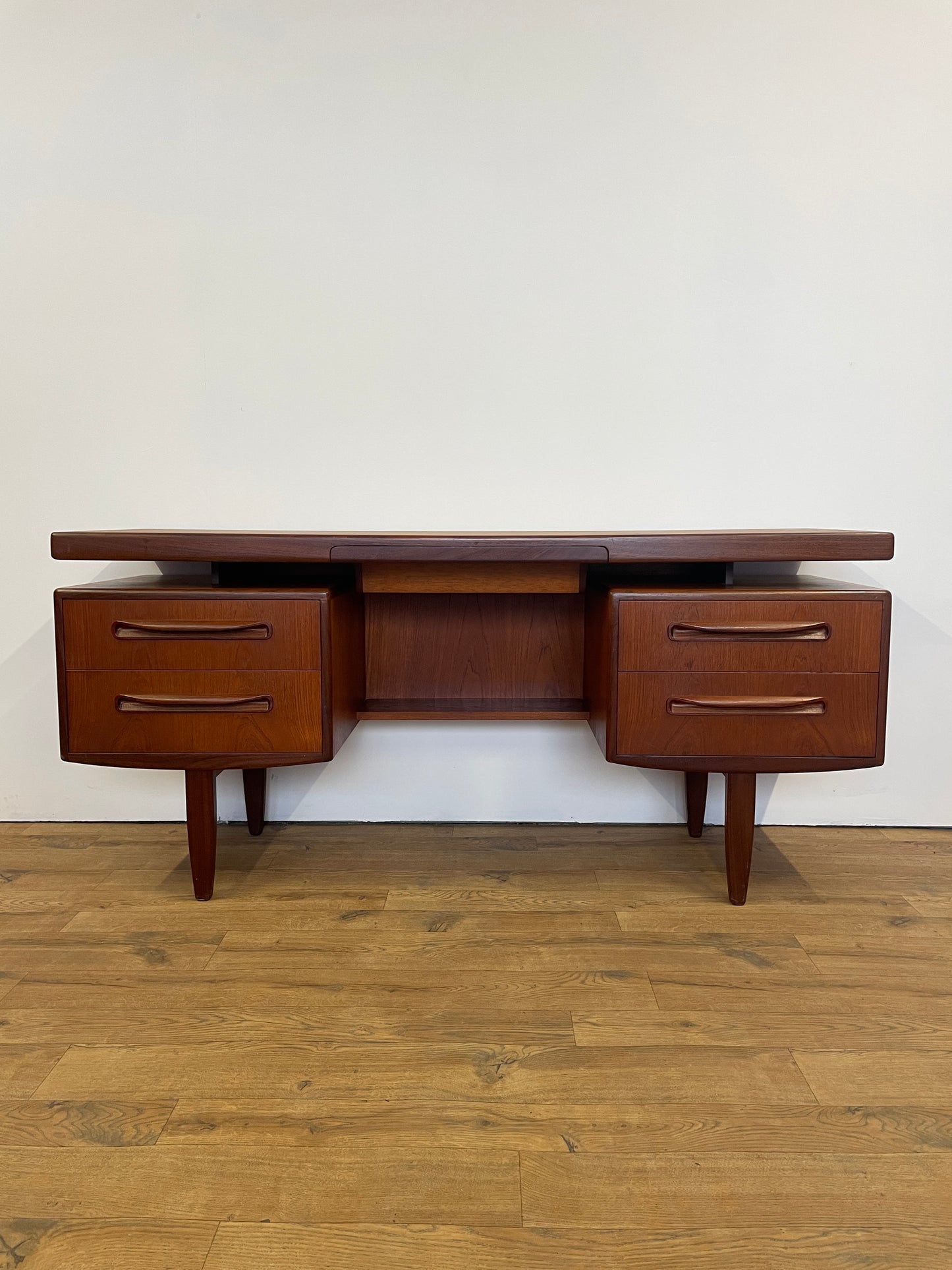 G Plan Fresco Range Desk or Dressing Table with Floating Top - Teak - Mid-Century