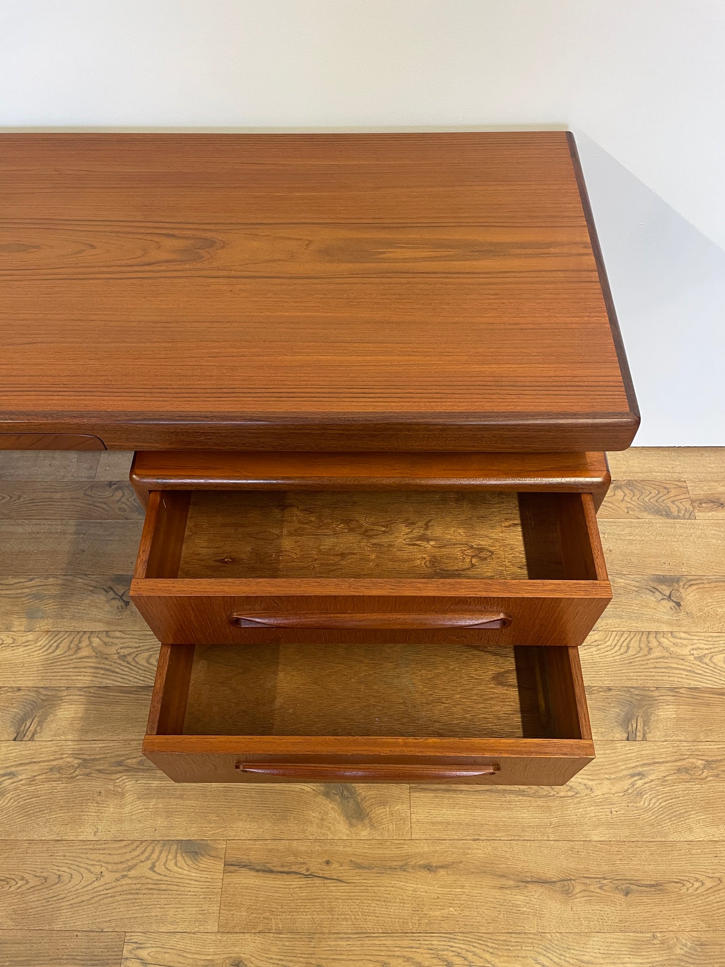 G Plan Fresco Range Desk or Dressing Table with Floating Top - Teak - Mid-Century