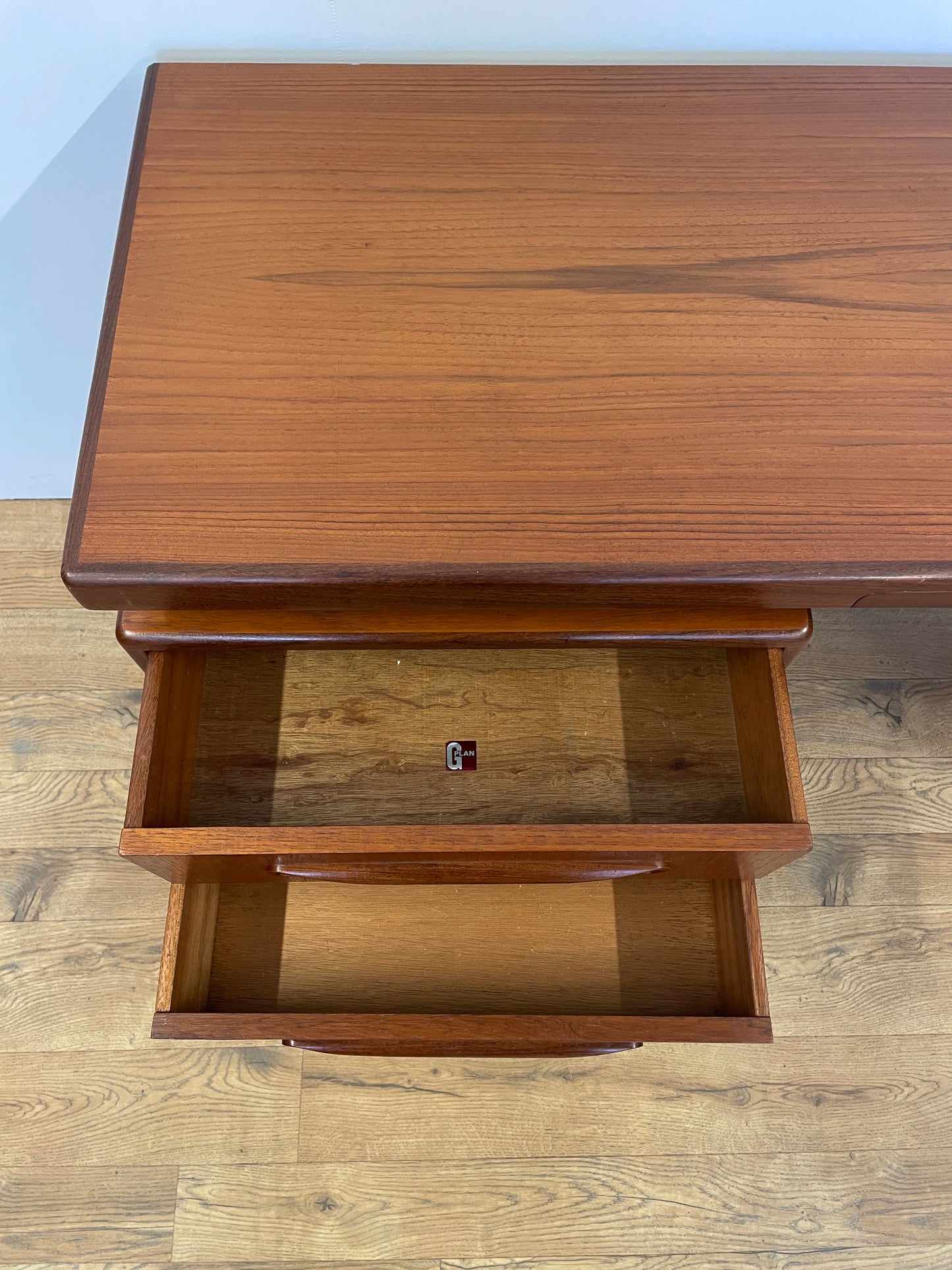 G Plan Fresco Range Desk or Dressing Table with Floating Top - Teak - Mid-Century