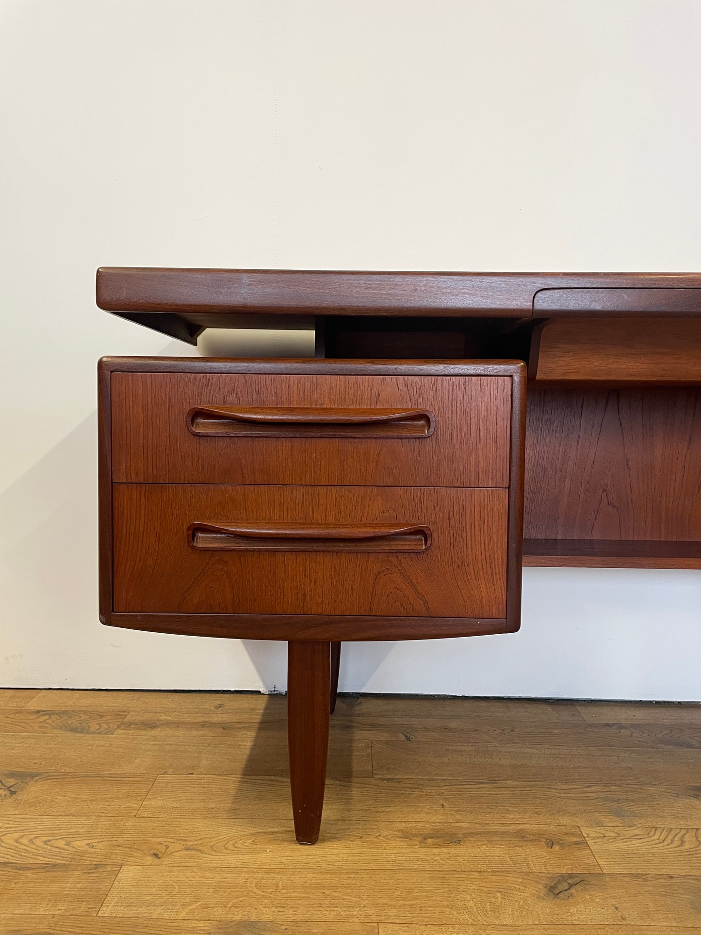 G Plan Fresco Range Desk or Dressing Table with Floating Top - Teak - Mid-Century