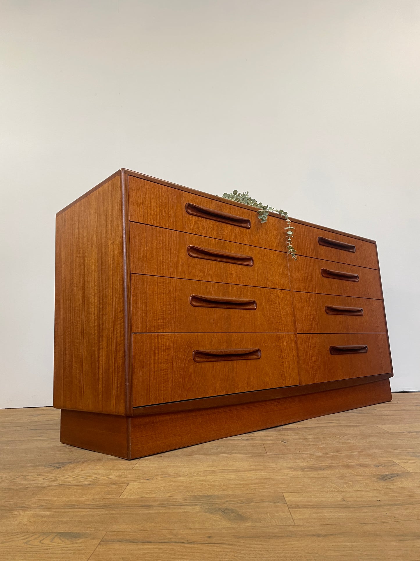 G Plan Chest of Drawers / Dresser Long - Mid-Century Teak