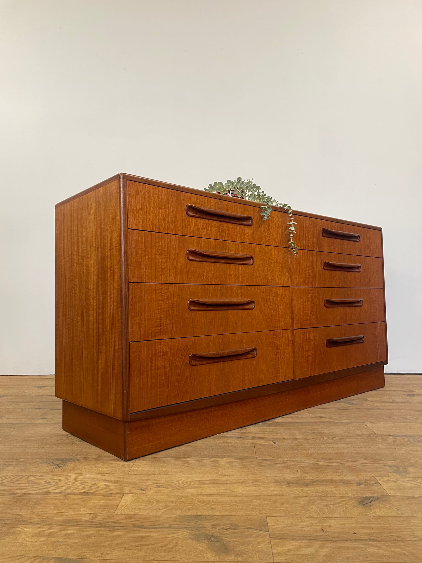 G Plan Chest of Drawers / Dresser Long - Mid-Century Teak