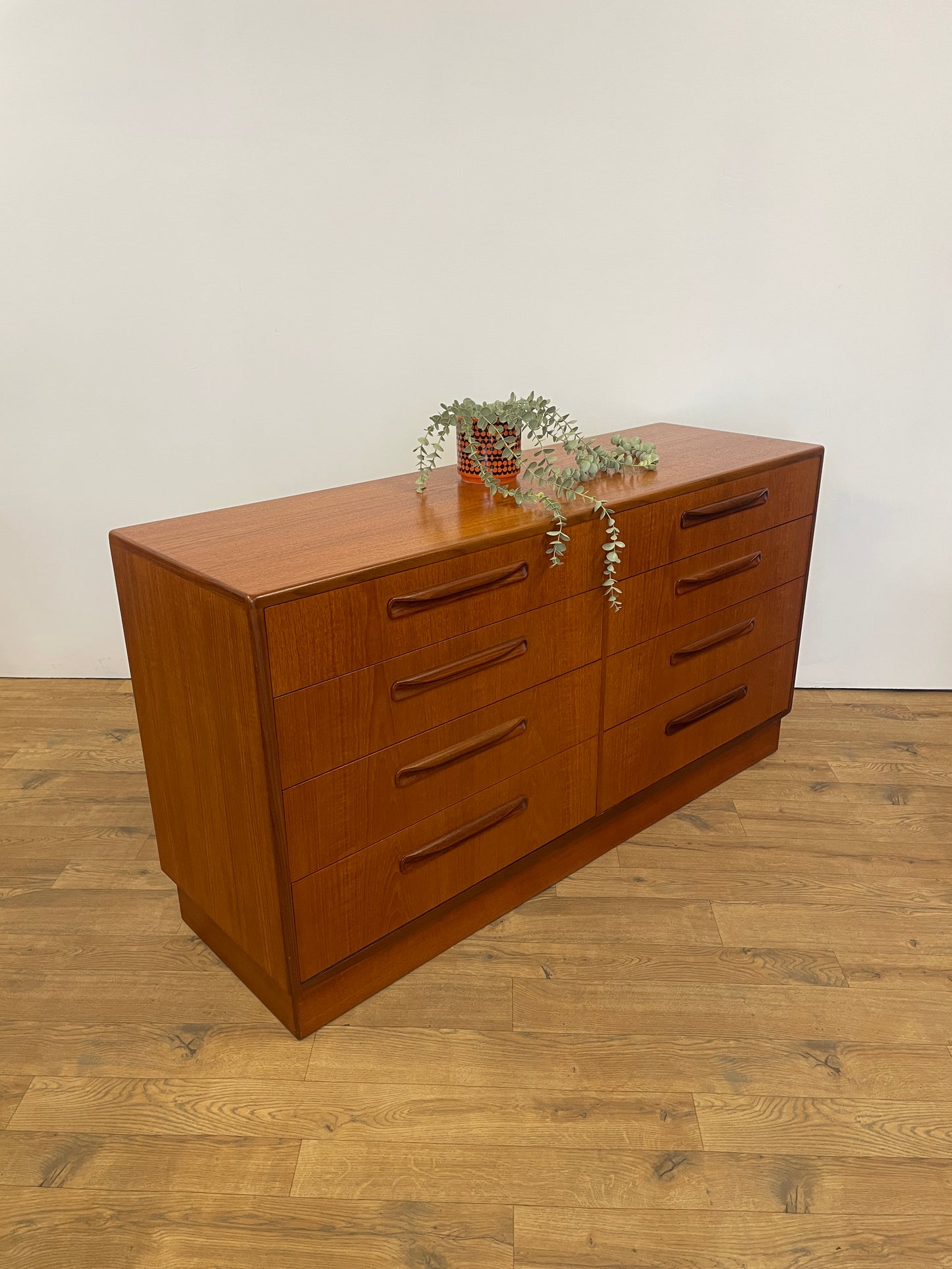 G Plan Chest of Drawers / Dresser Long - Mid-Century Teak