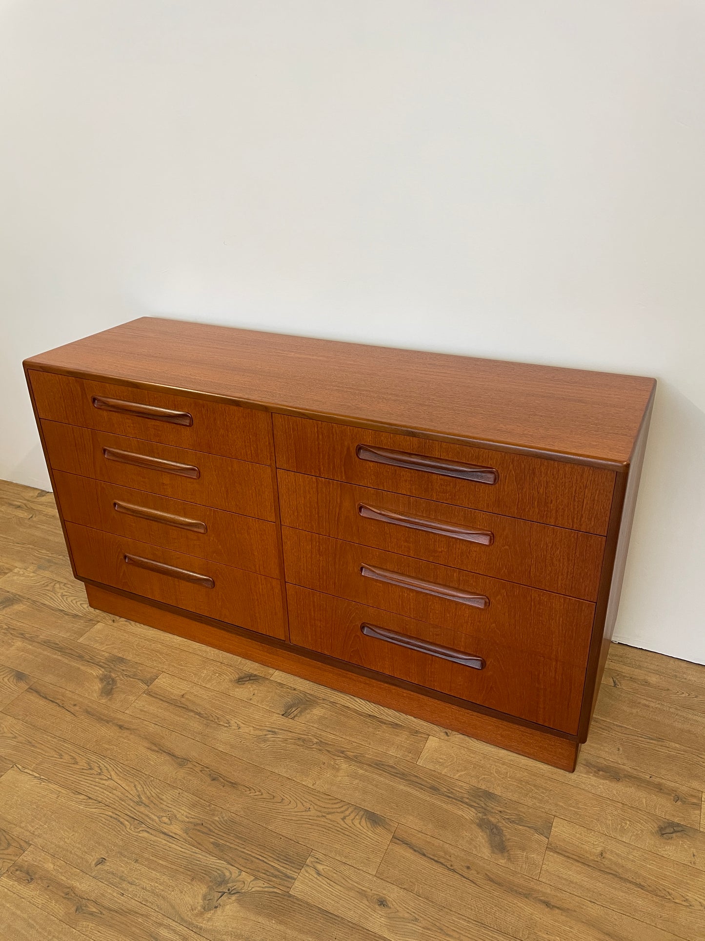 G Plan Chest of Drawers / Dresser Long - Mid-Century Teak