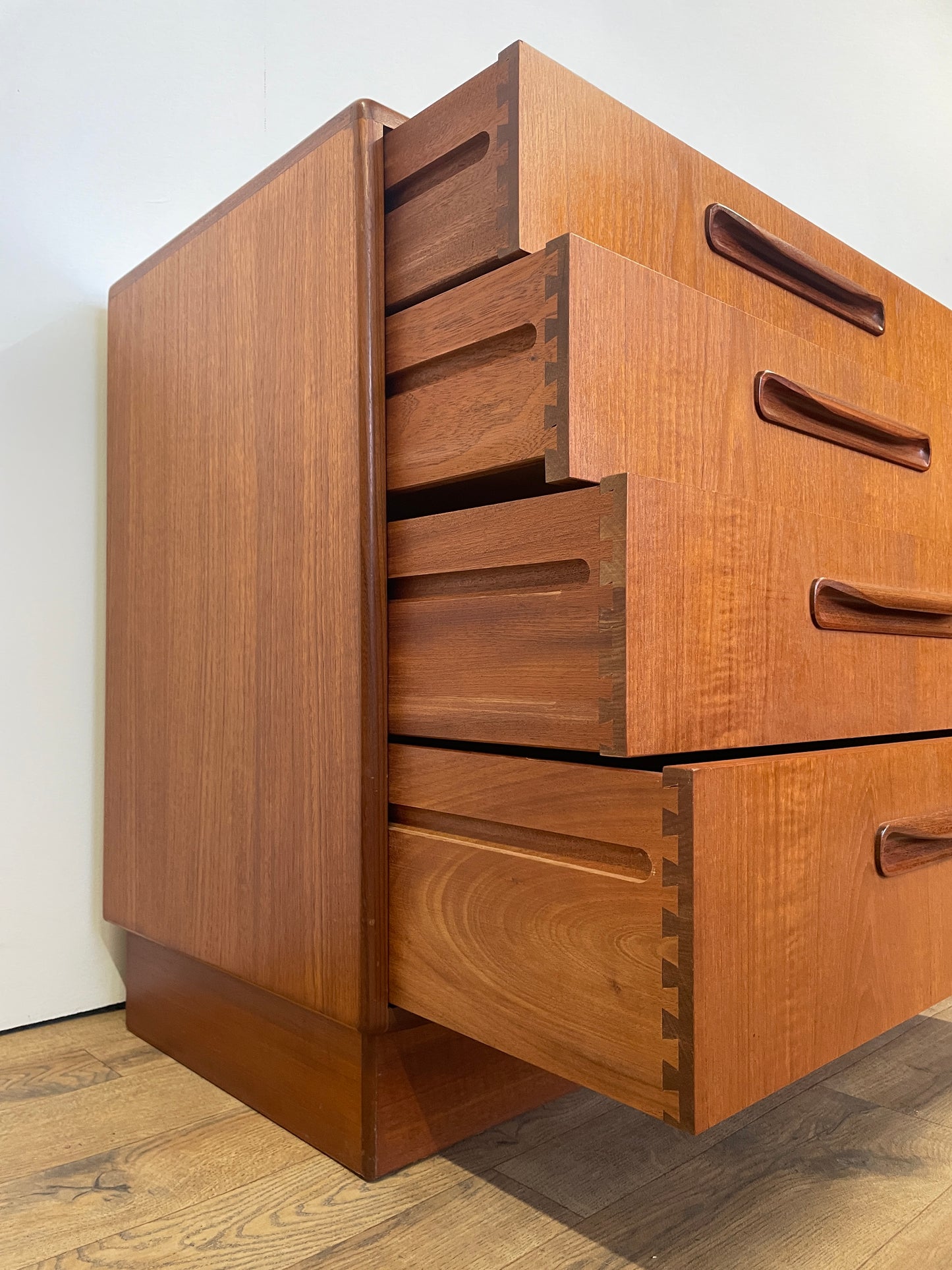 G Plan Chest of Drawers / Dresser Long - Mid-Century Teak