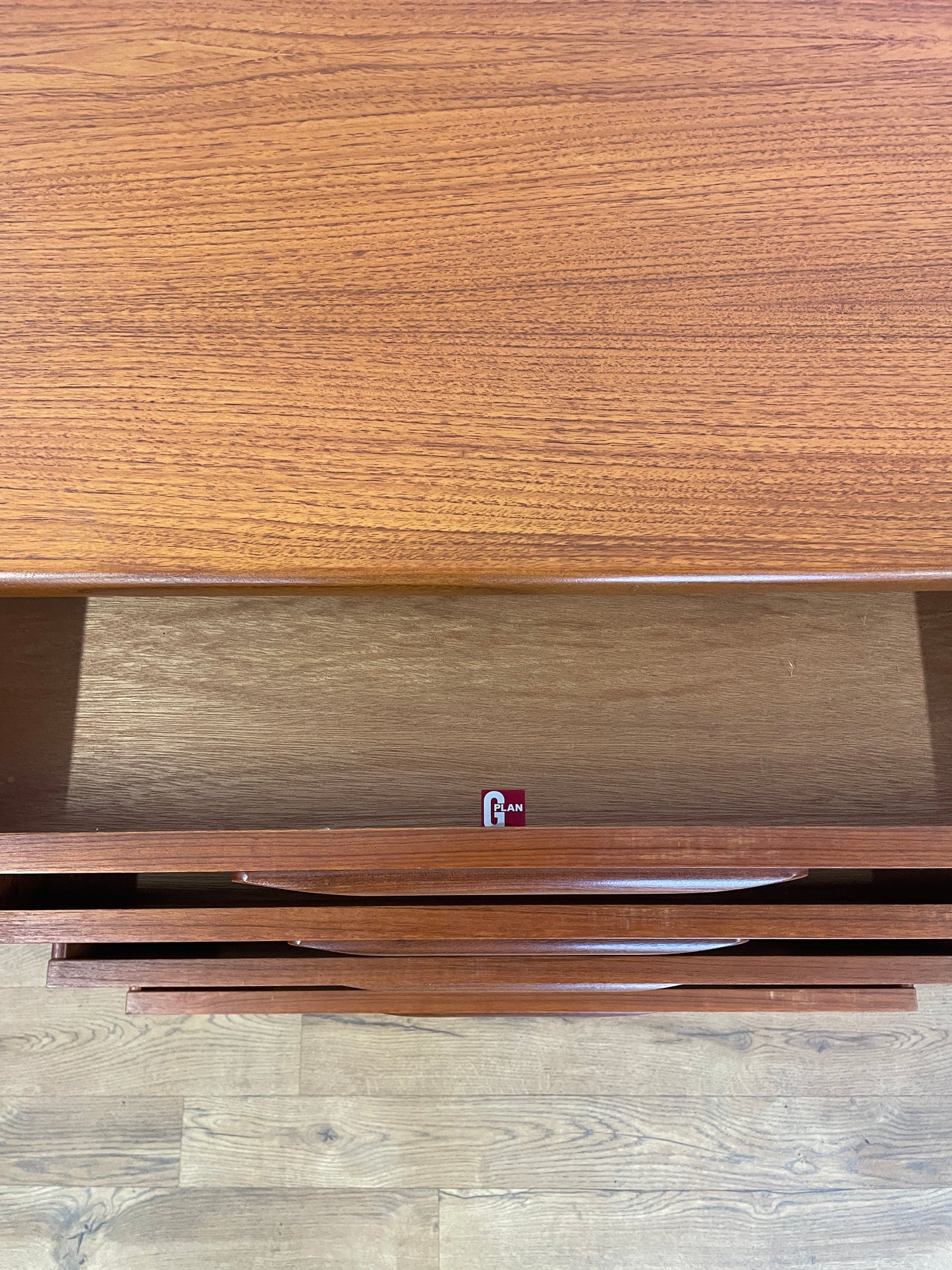 G Plan Chest of Drawers / Dresser Long - Mid-Century Teak