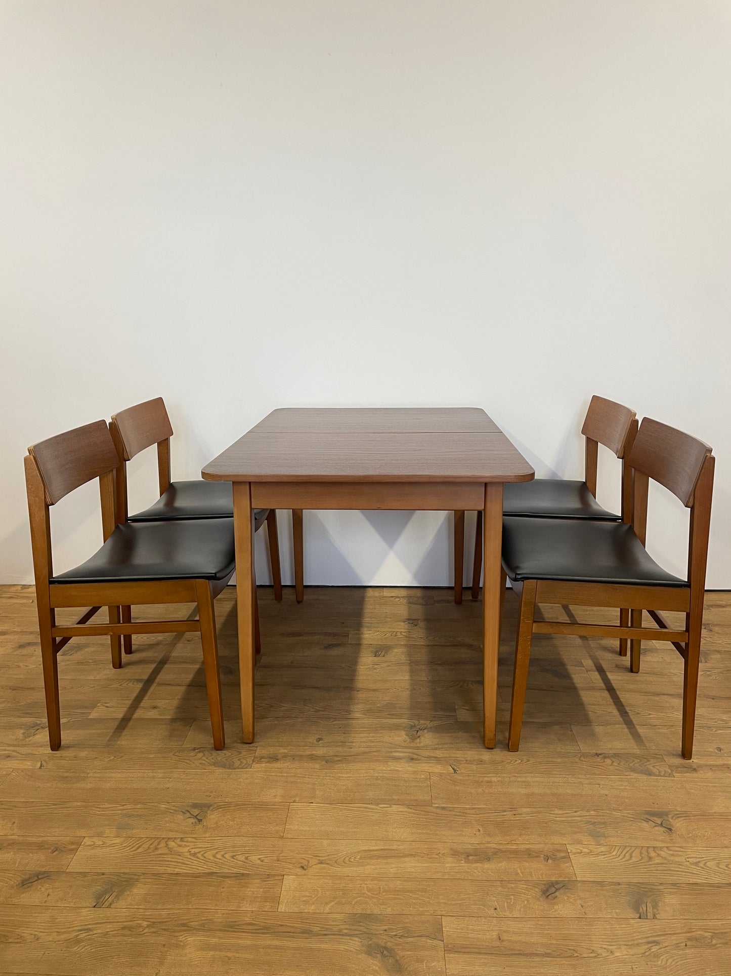 Dining Table & 4 Chairs by Beautility - Mid-Century - Extendable