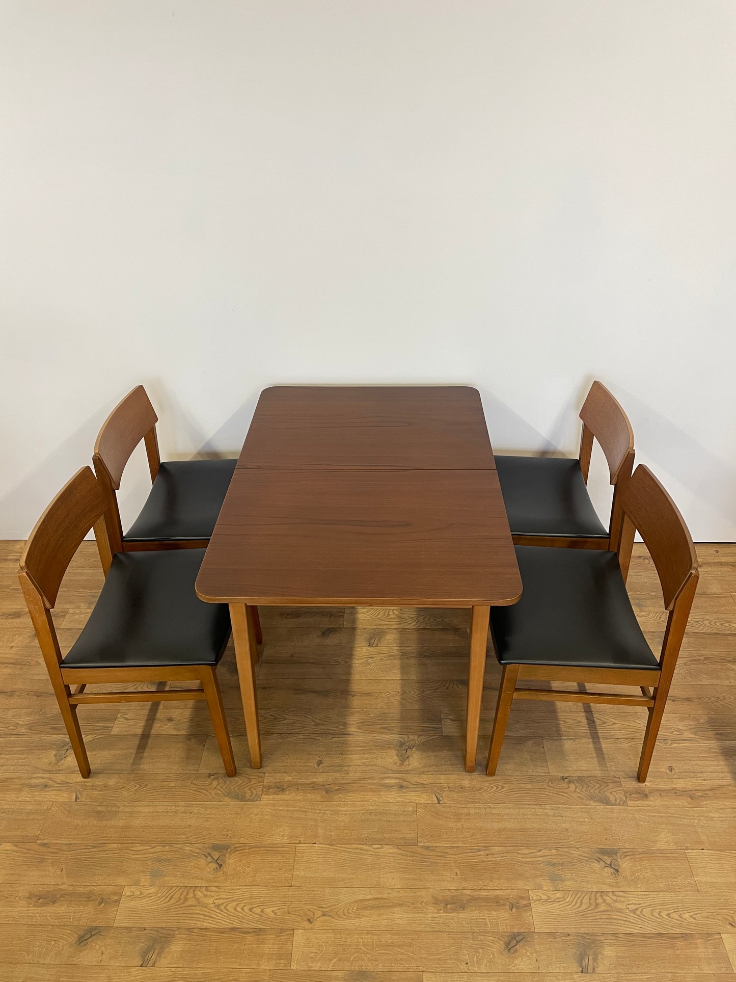 Dining Table & 4 Chairs by Beautility - Mid-Century - Extendable