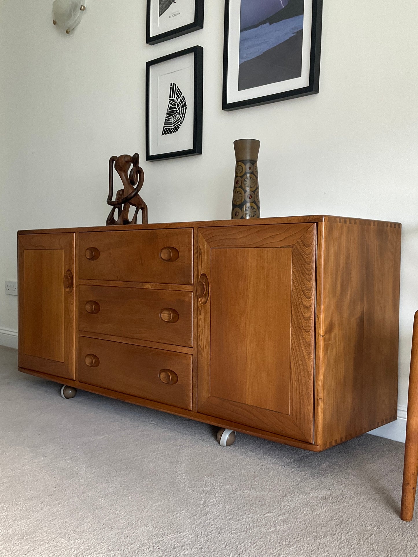 Ercol Windsor Sideboard - UK Made / Vintage / TV Unit Storage