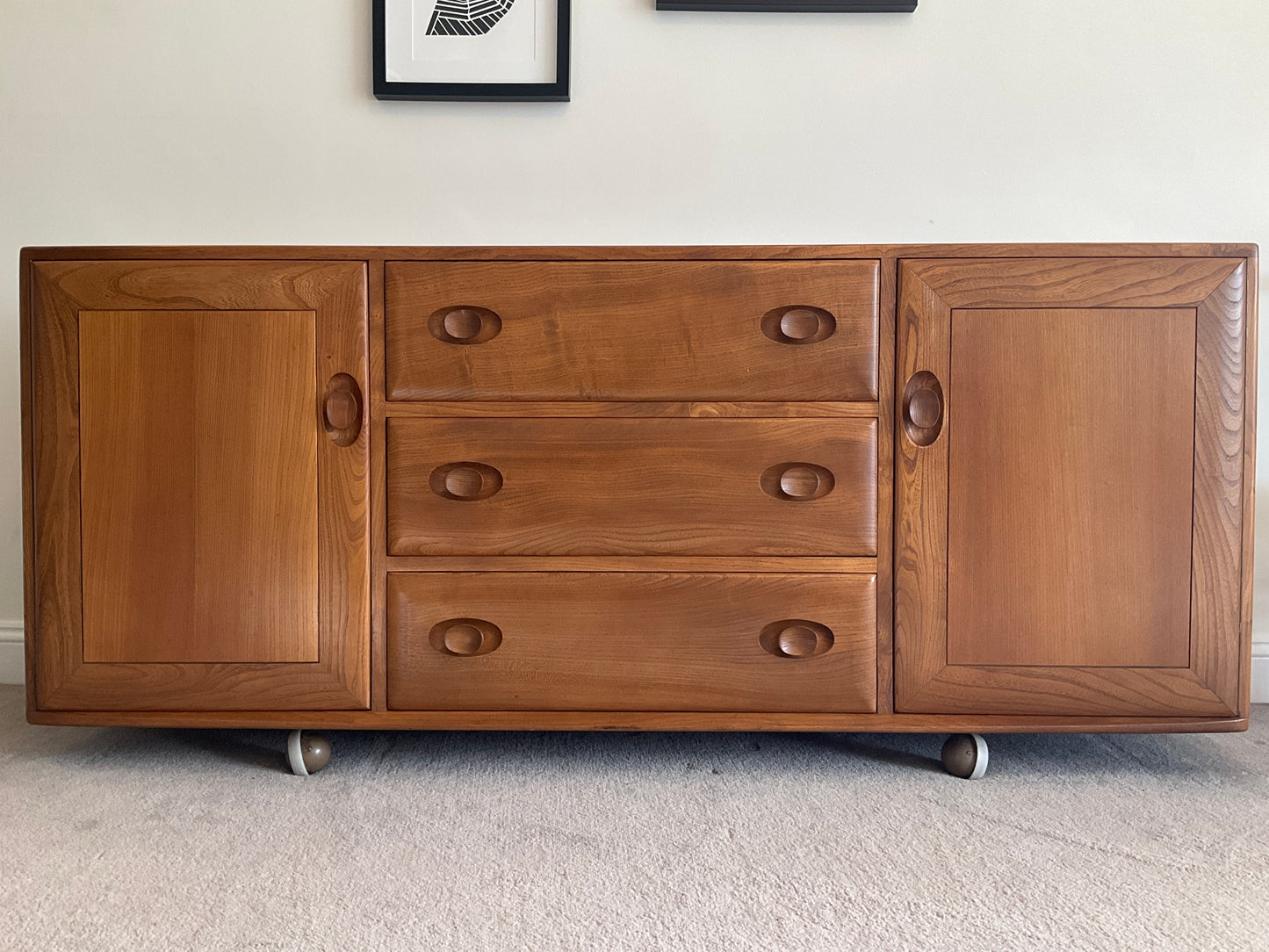Ercol Windsor Sideboard - UK Made / Vintage / TV Unit Storage