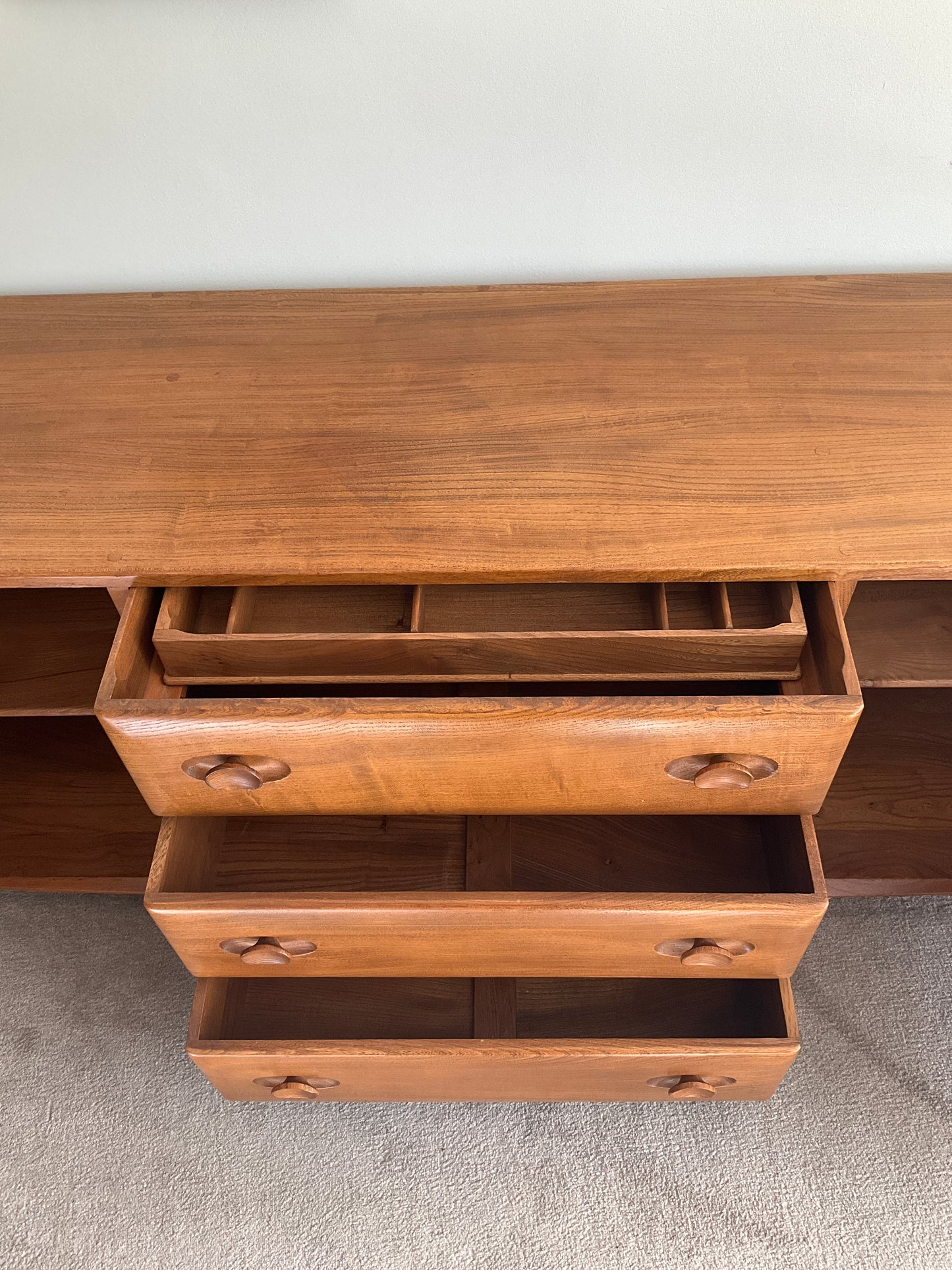 Ercol Windsor Sideboard - UK Made / Vintage / TV Unit Storage