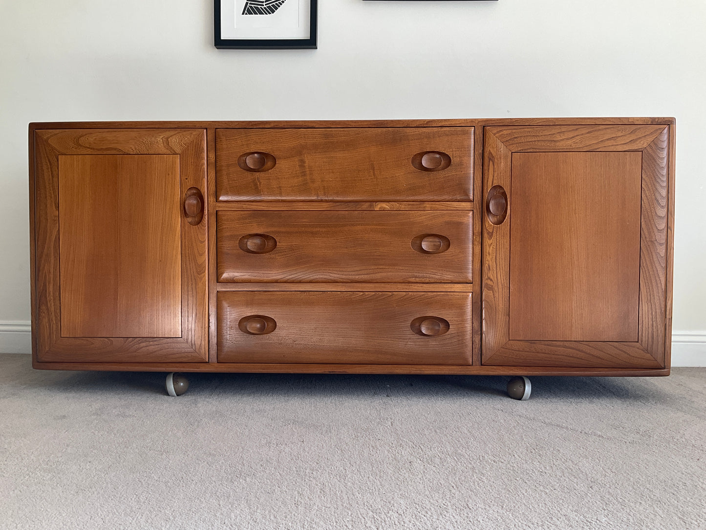 Ercol Windsor Sideboard - UK Made / Vintage / TV Unit Storage