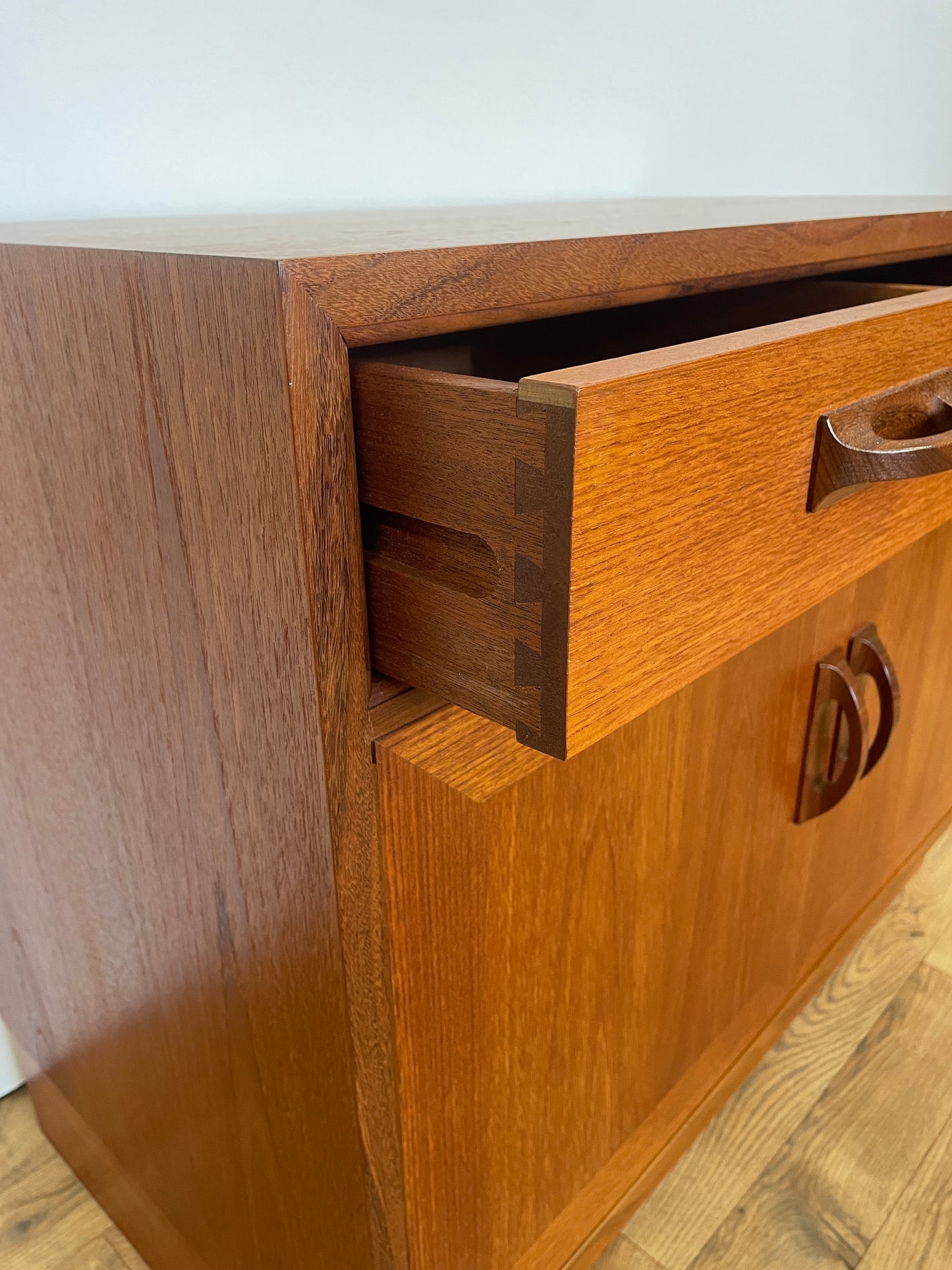 Vintage G Plan Sierra Sideboard / Cabinet / Media Unit - Teak Mid-Century Retro