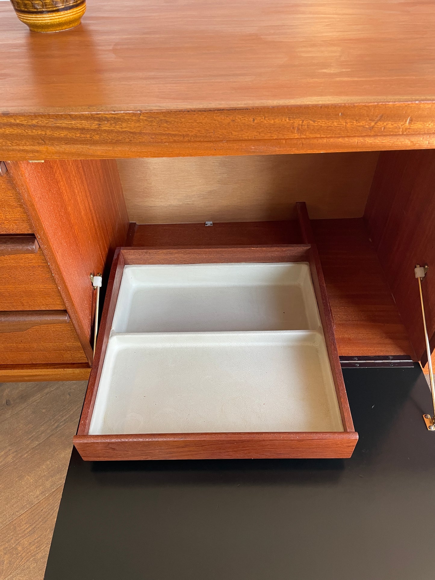 Large Vintage Teak Sideboard by Greaves & Thomas – Mid Century Modern 220cm Danish Style Credenza