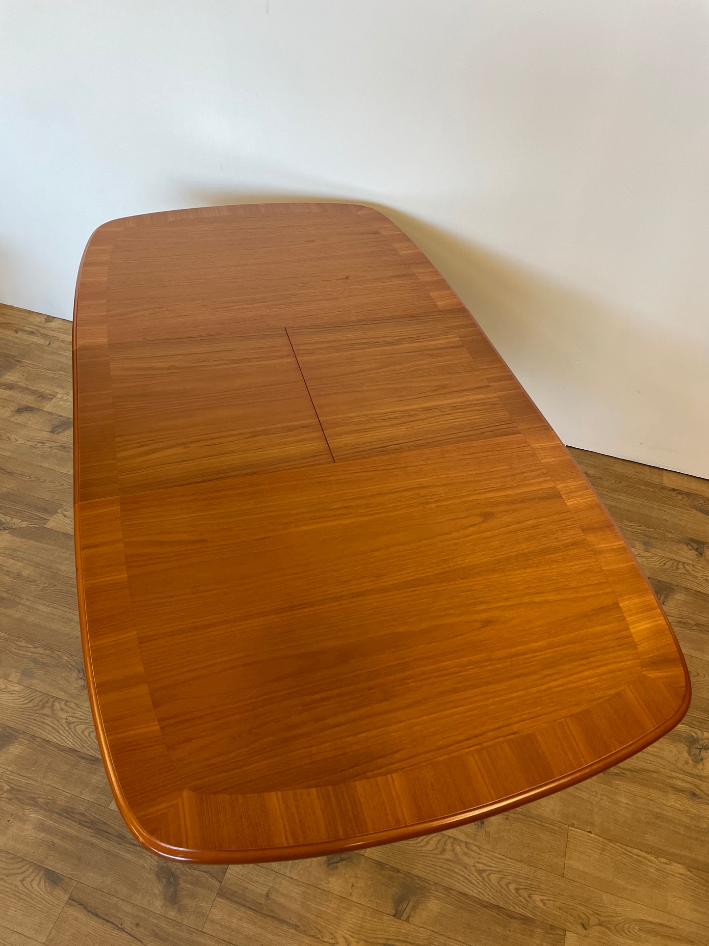 McIntosh Extending Dining Table & 4 Upholstered Chairs - Mid-Century / Vintage