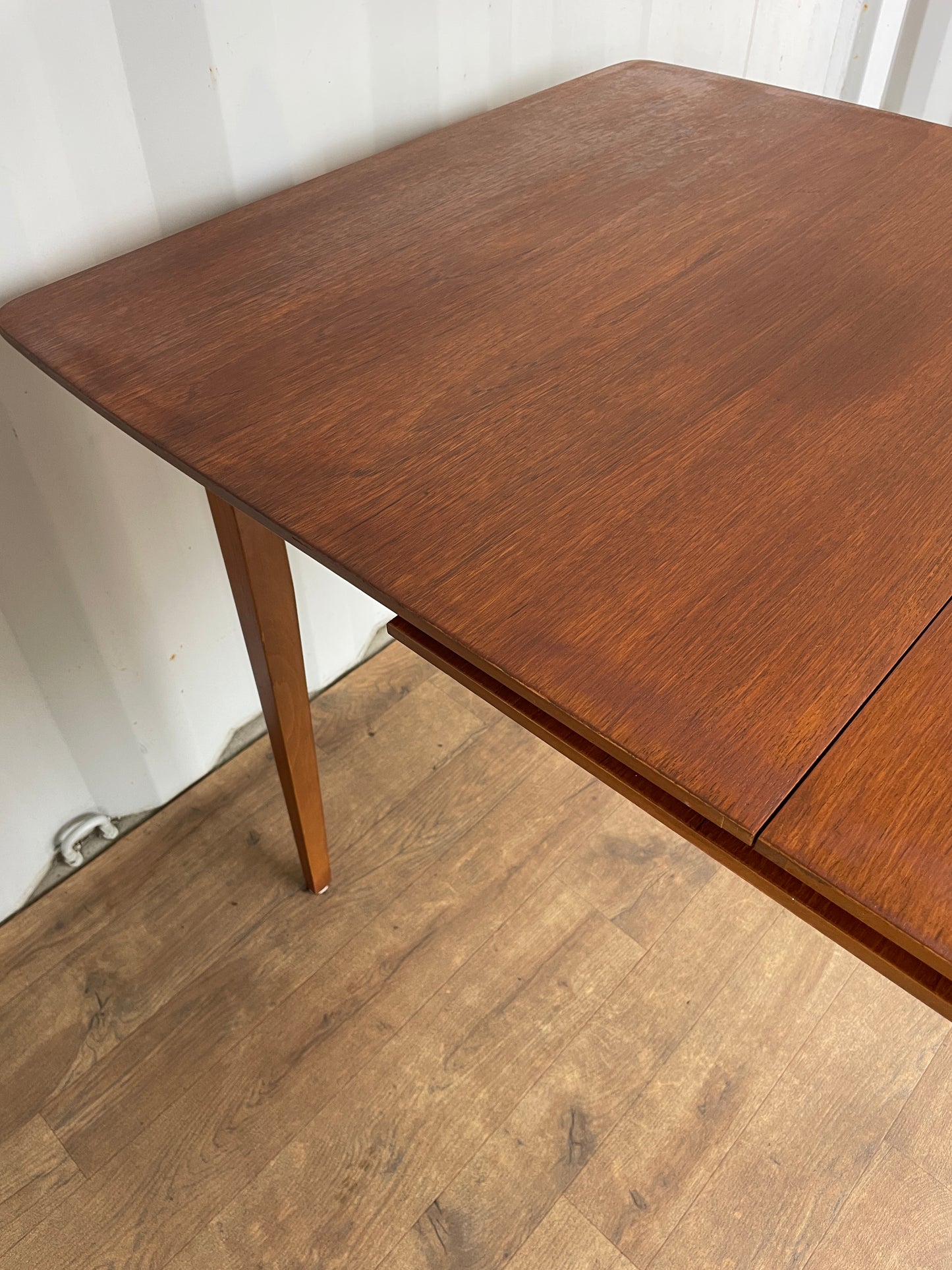 Dining Table & 4 Chairs by Beautility - Mid Century Teak Extendable Set Vintage UK Made