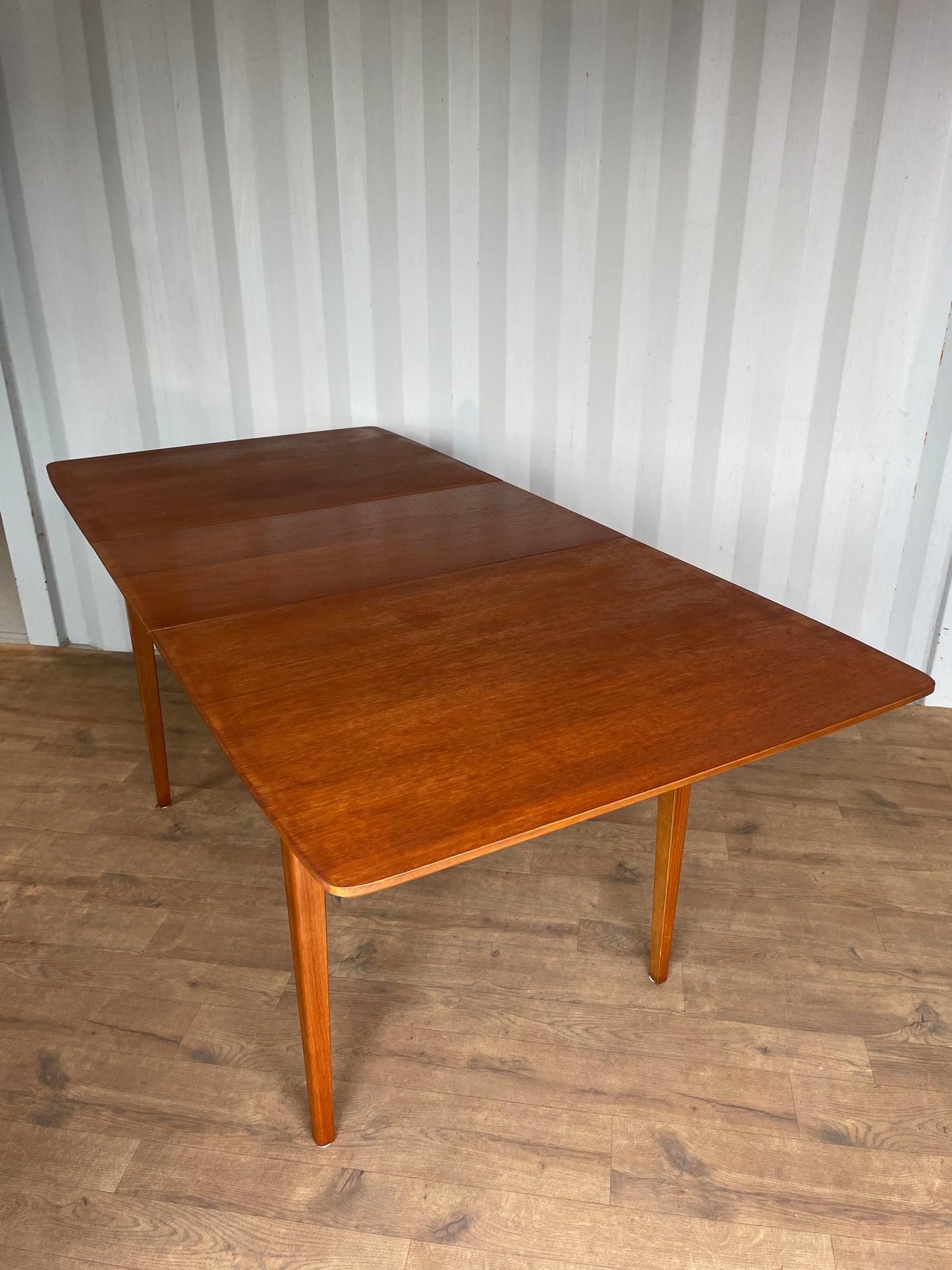 Dining Table & 4 Chairs by Beautility - Mid Century Teak Extendable Set Vintage UK Made