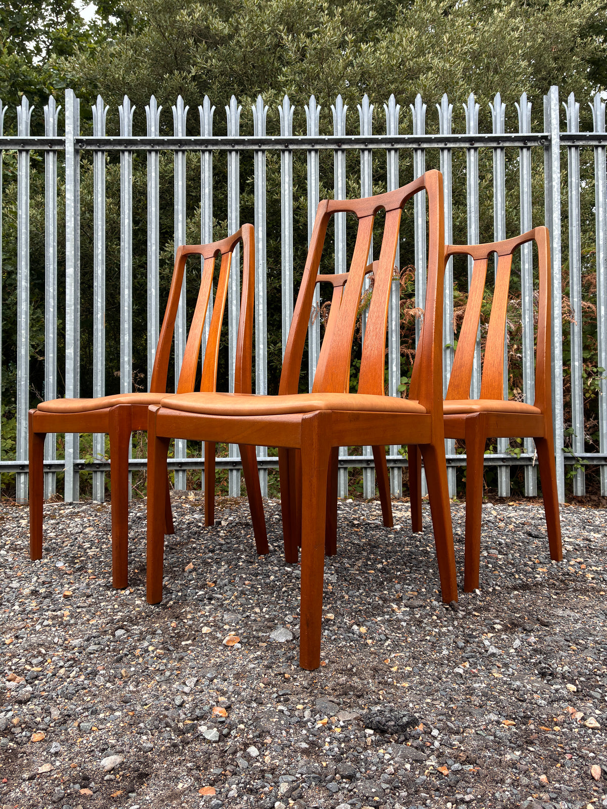 Vintage Teak Extending Dining Table & 4 Matching Chairs by Nathan Furniture - Mid-Century 1960s