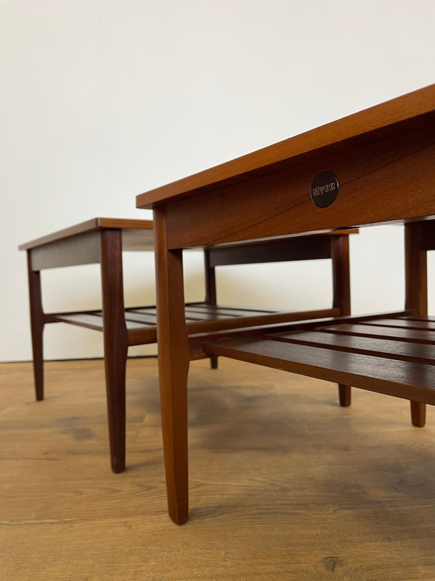 Pair of Myer Side Tables Teak Mid-Century