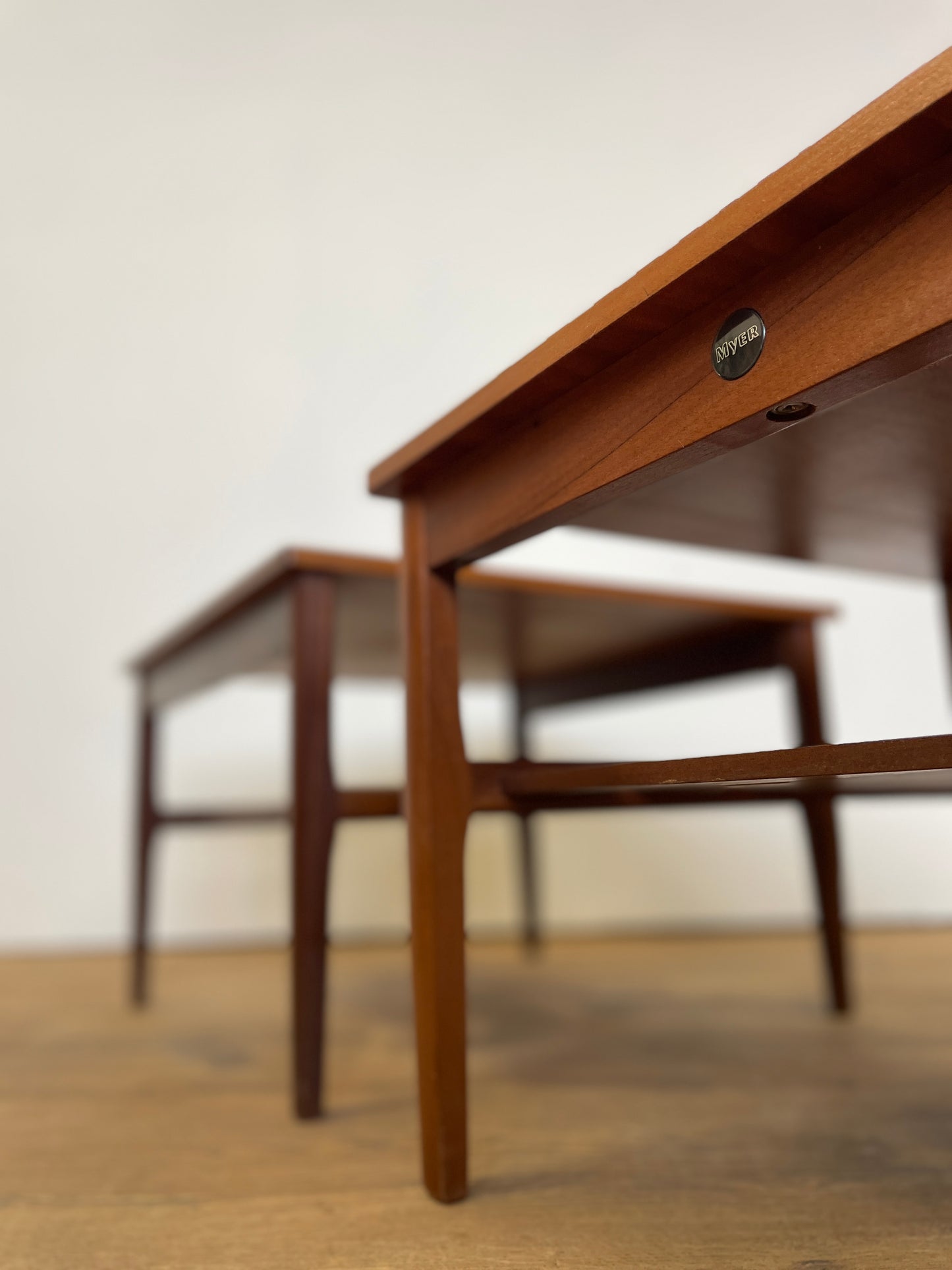 Pair of Myer Side Tables Teak Mid-Century