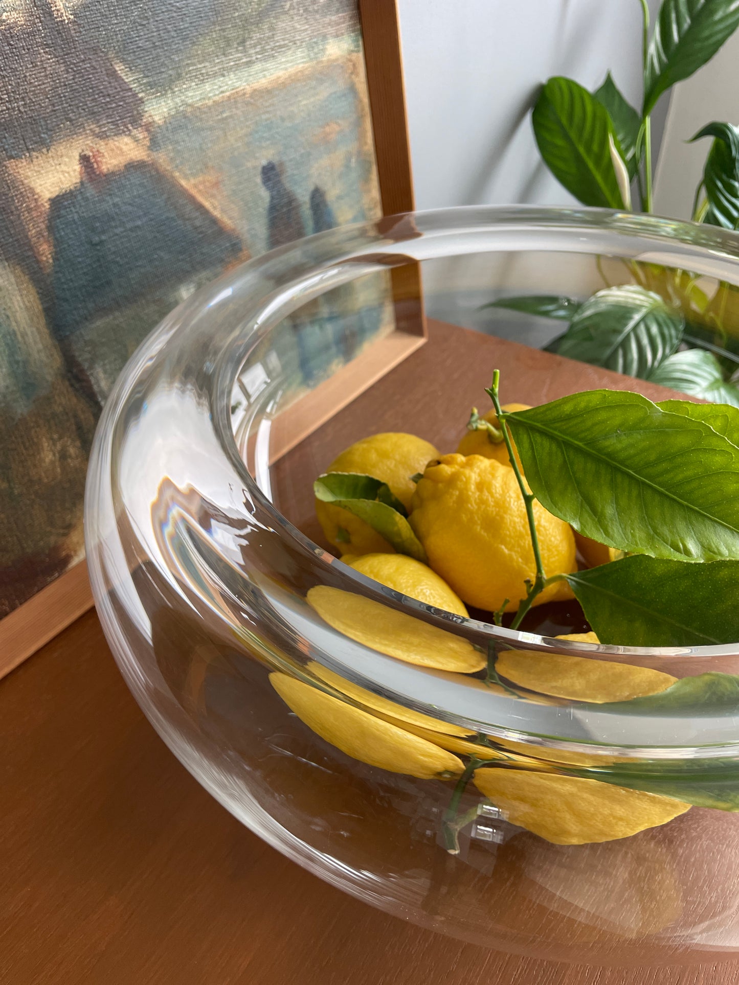 Mid-Century Clear Glass Bowl by Per Lütken for Holmegaard Provence, 1955