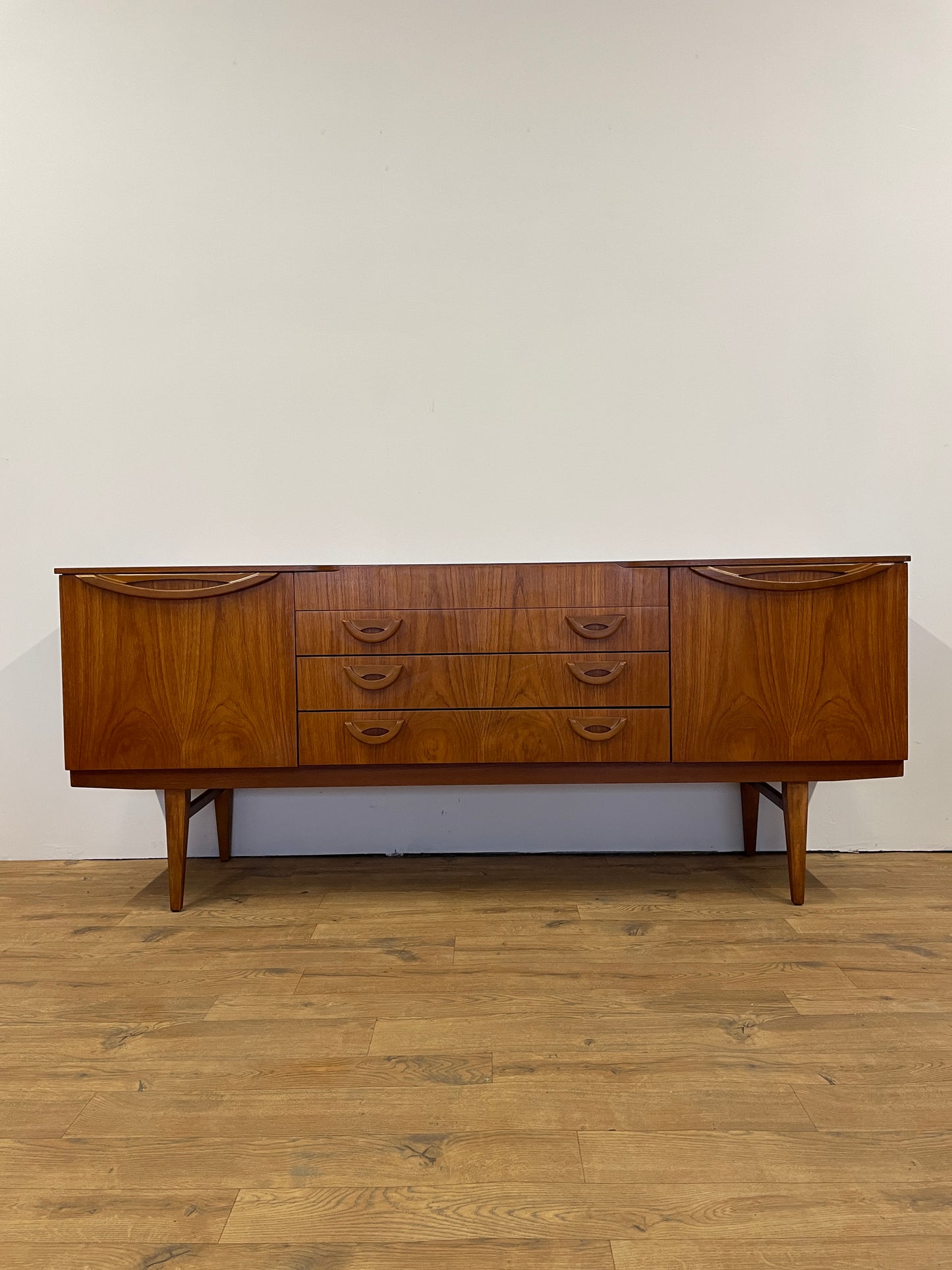 Beautility Mid-Century Teak Sideboard / TV Stand / Storage / Cabinet