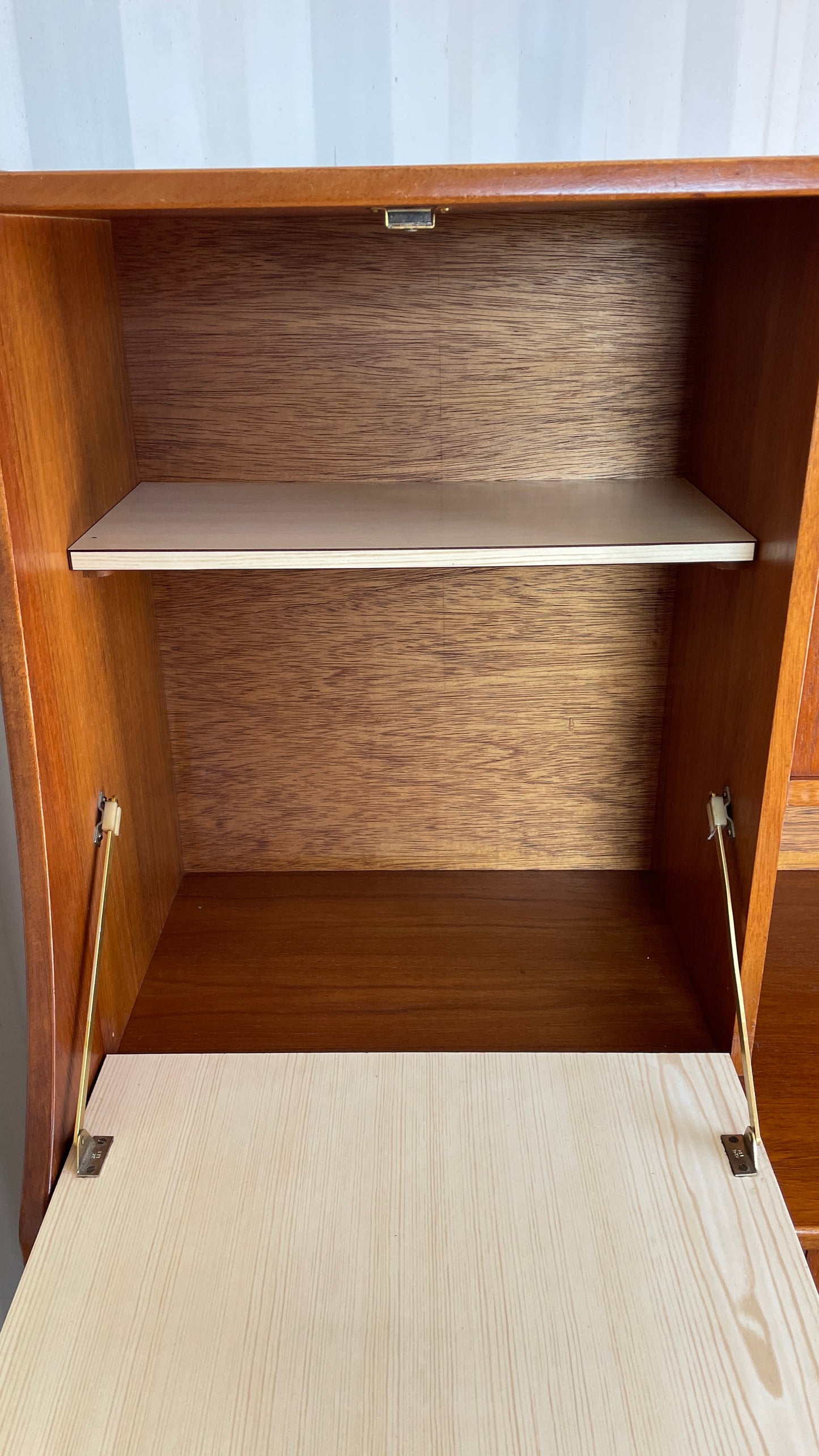 Mid Century Highboard Vintage Jentique Teak Sideboard Cabinet Storage