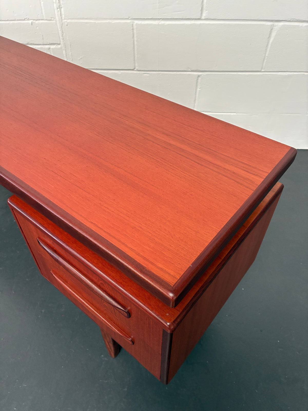 Vintage G Plan Fresco Teak Floating Top Desk – Mid-Century Modern
