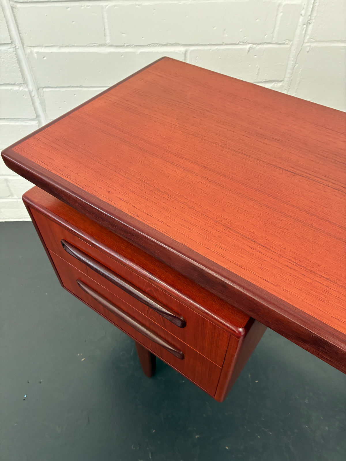 Vintage G Plan Fresco Teak Floating Top Desk – Mid-Century Modern