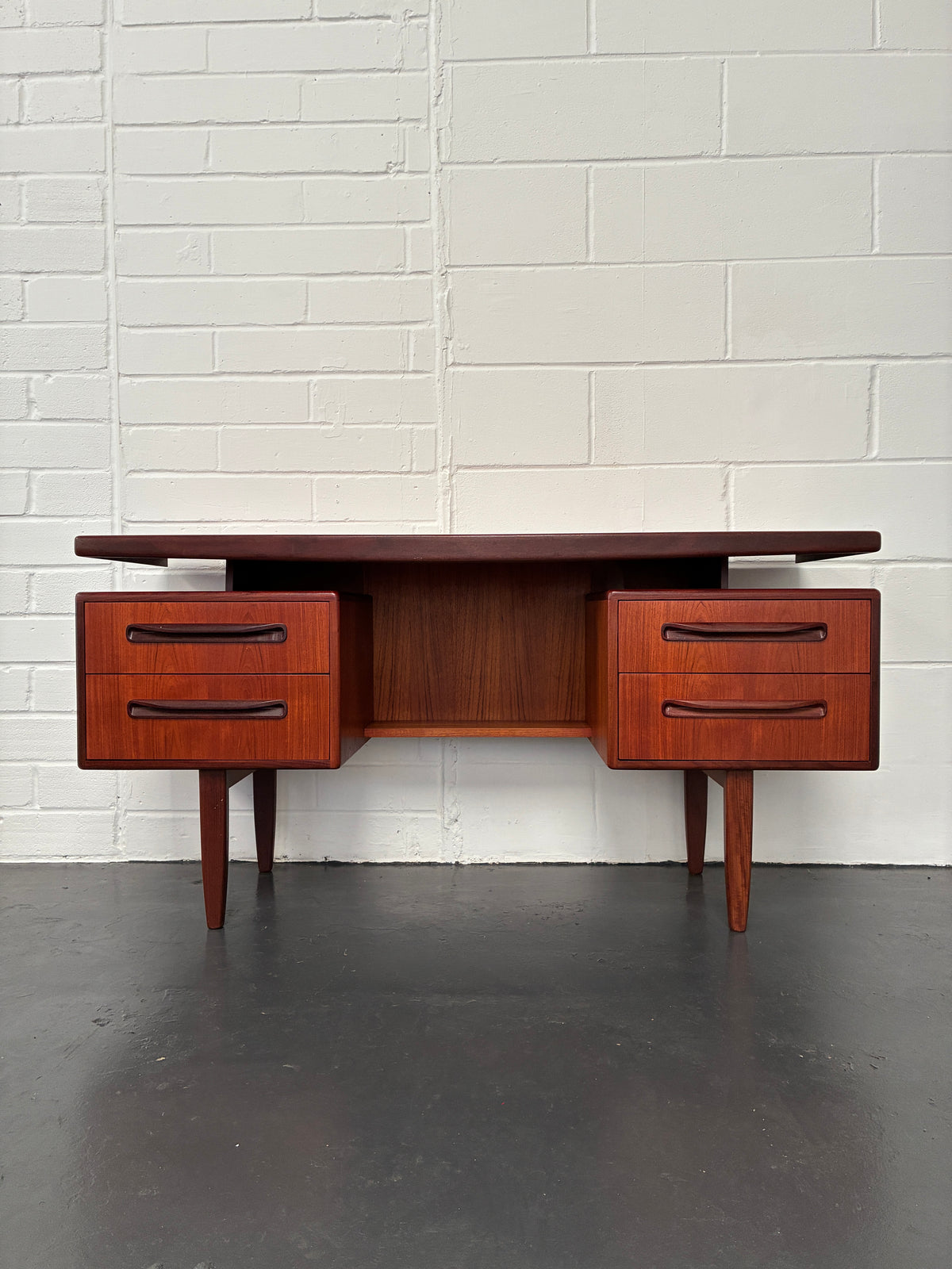 Vintage G Plan Fresco Teak Floating Top Desk – Mid-Century Modern
