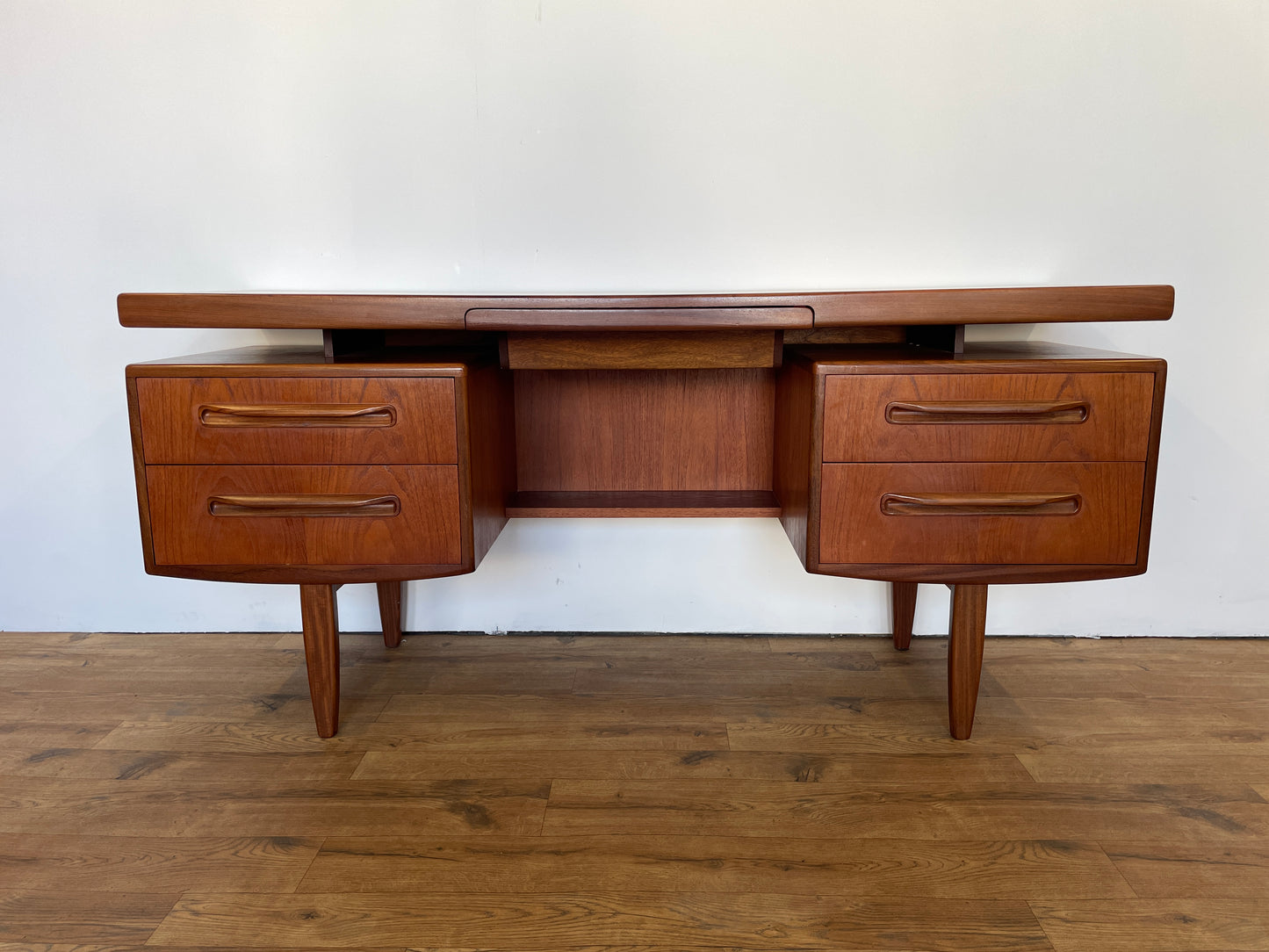 G Plan Fresco Range Desk or Dressing Table with Floating Top - Teak - Mid-Century
