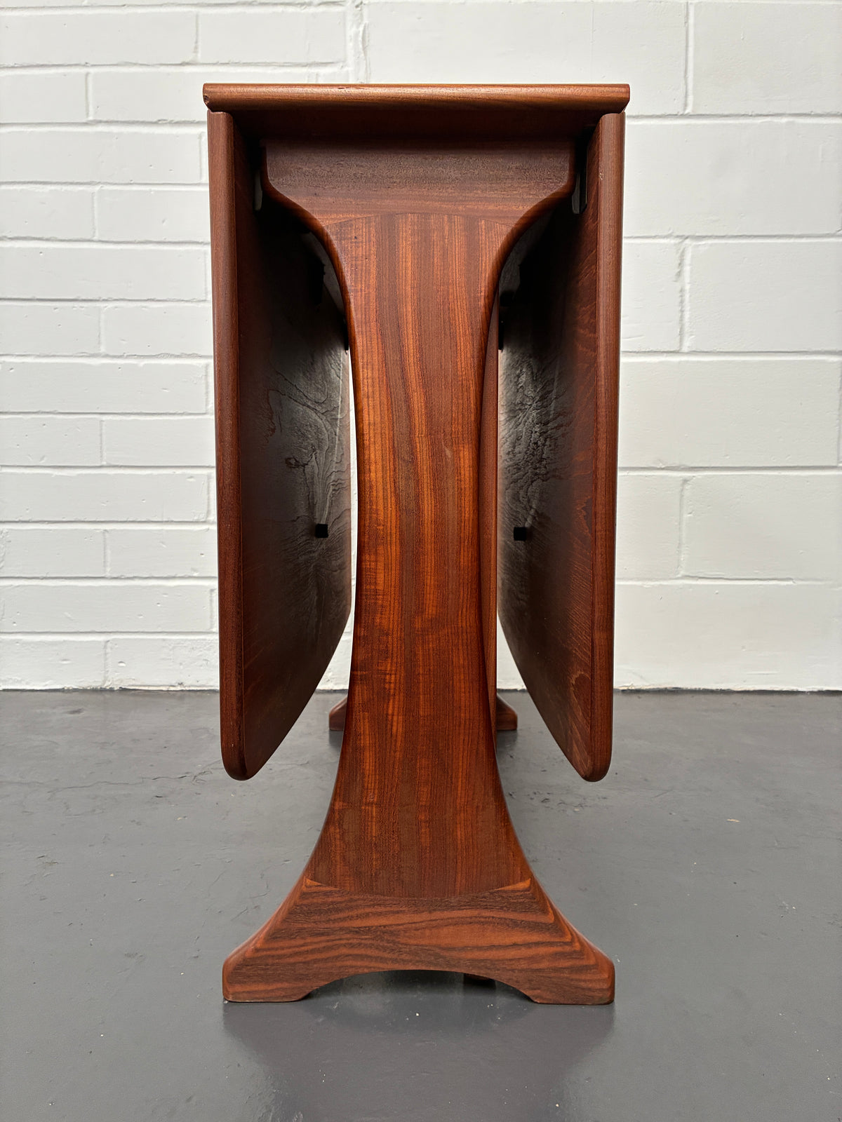 Vintage G Plan Mid-Century Teak Drop-Leaf Dining Table – Space-Saving Folding Table