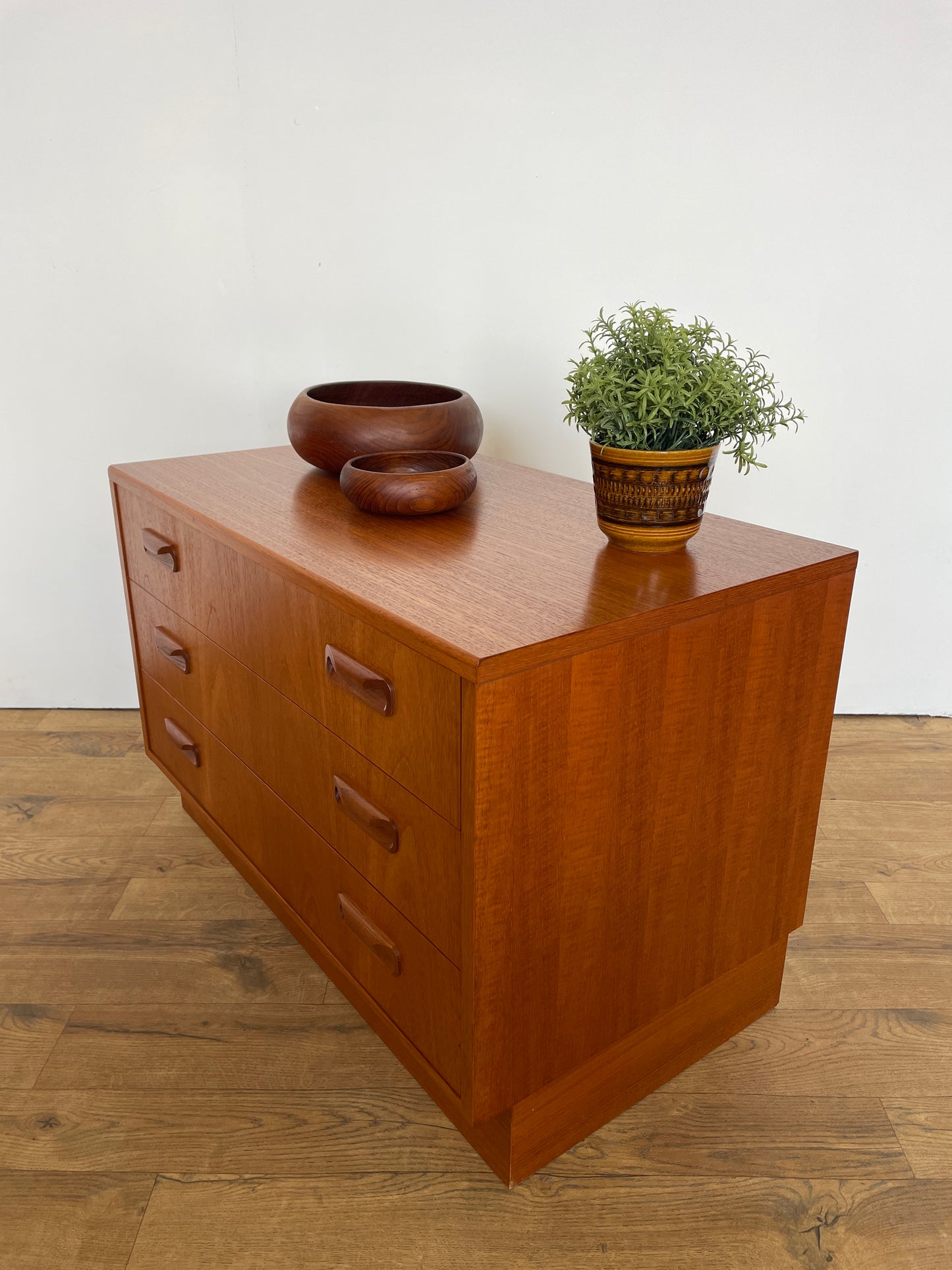 G Plan Chest of Drawers Fresco Mid-Century Teak 3 Drawer