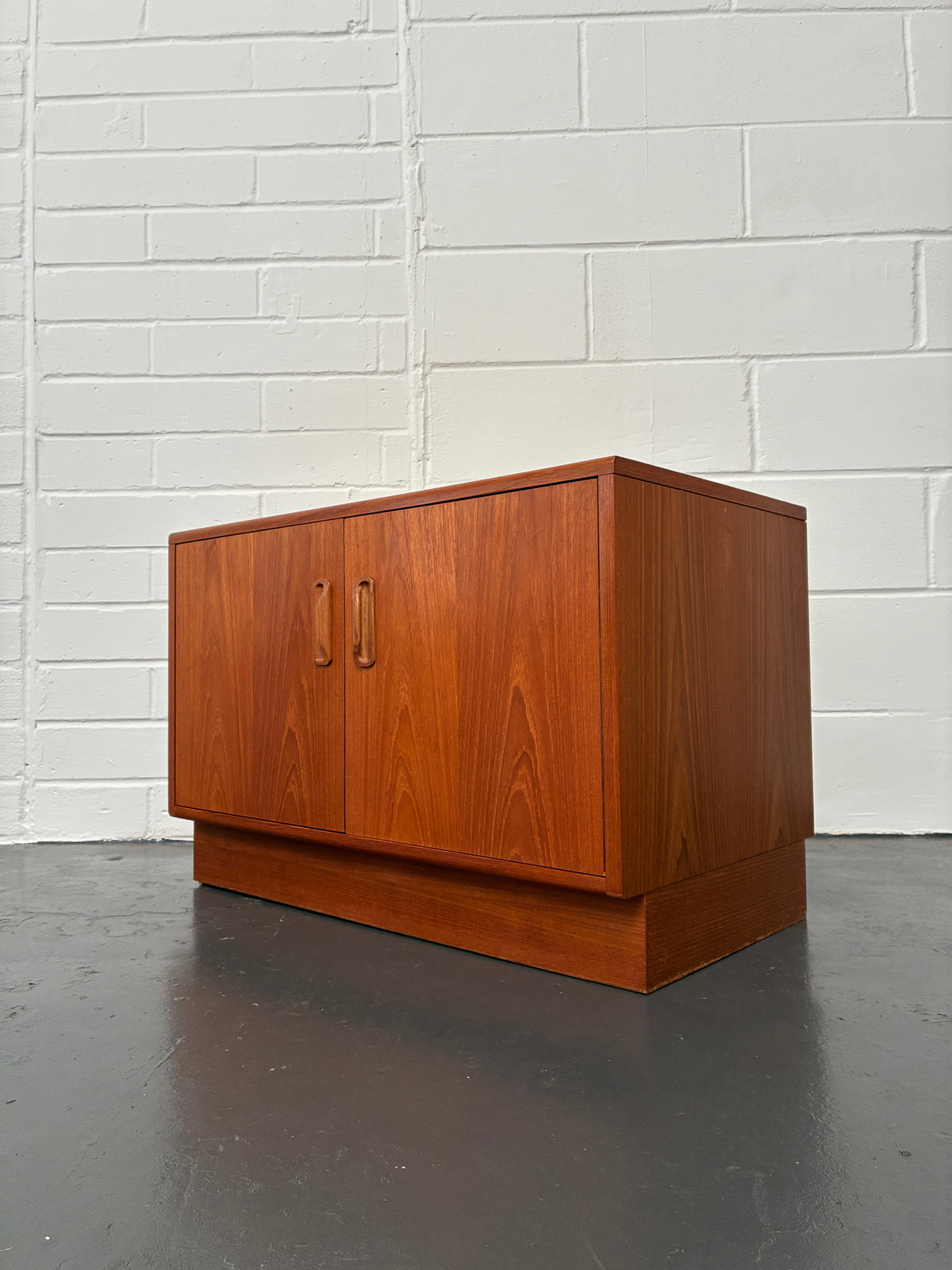 Mid-Century G Plan Two-Door Storage Cabinet | 1960s Vintage Teak Furniture