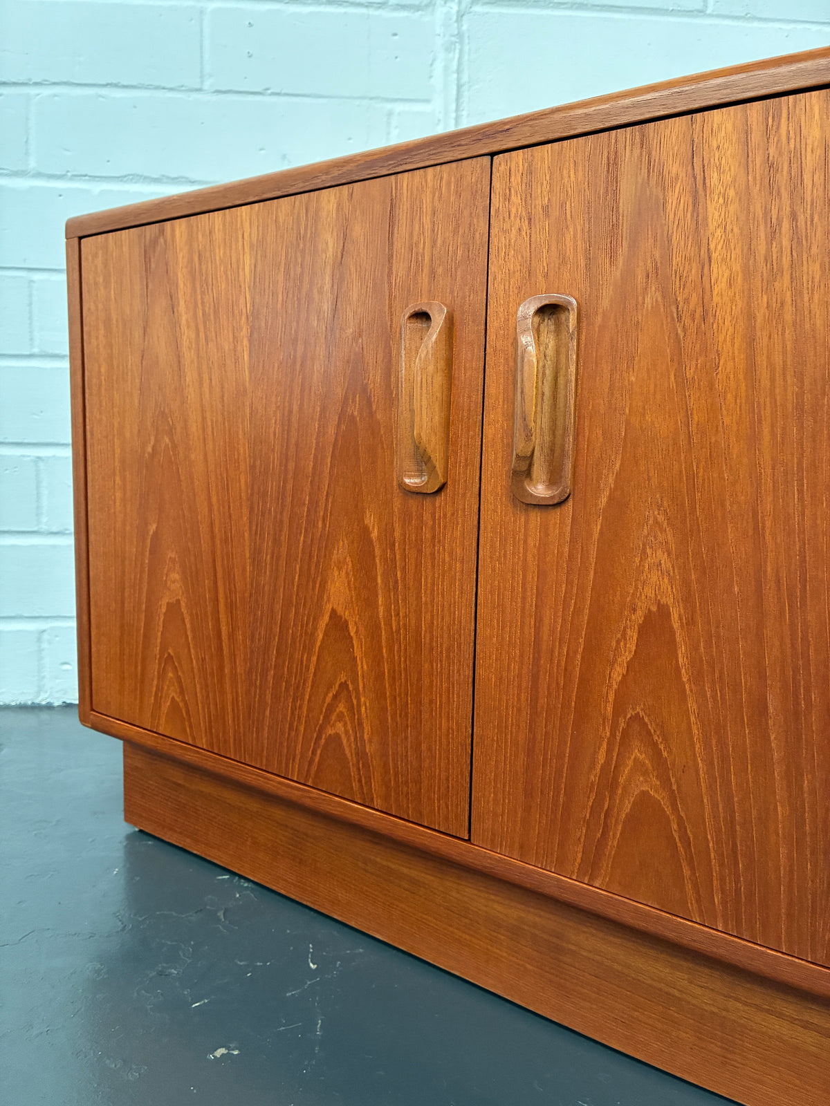 Mid-Century G Plan Two-Door Storage Cabinet | 1960s Vintage Teak Furniture