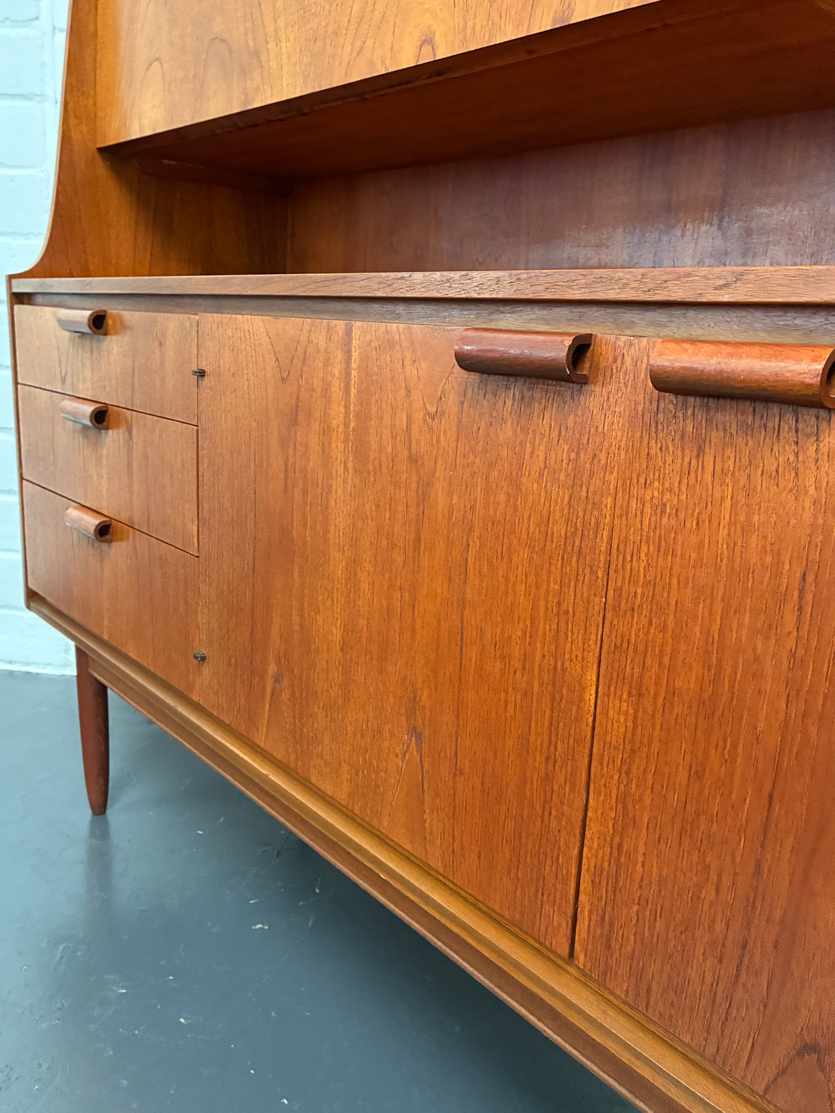 Vintage Mid-Century Teak Highboard by Frank Guille for Austinsuite
