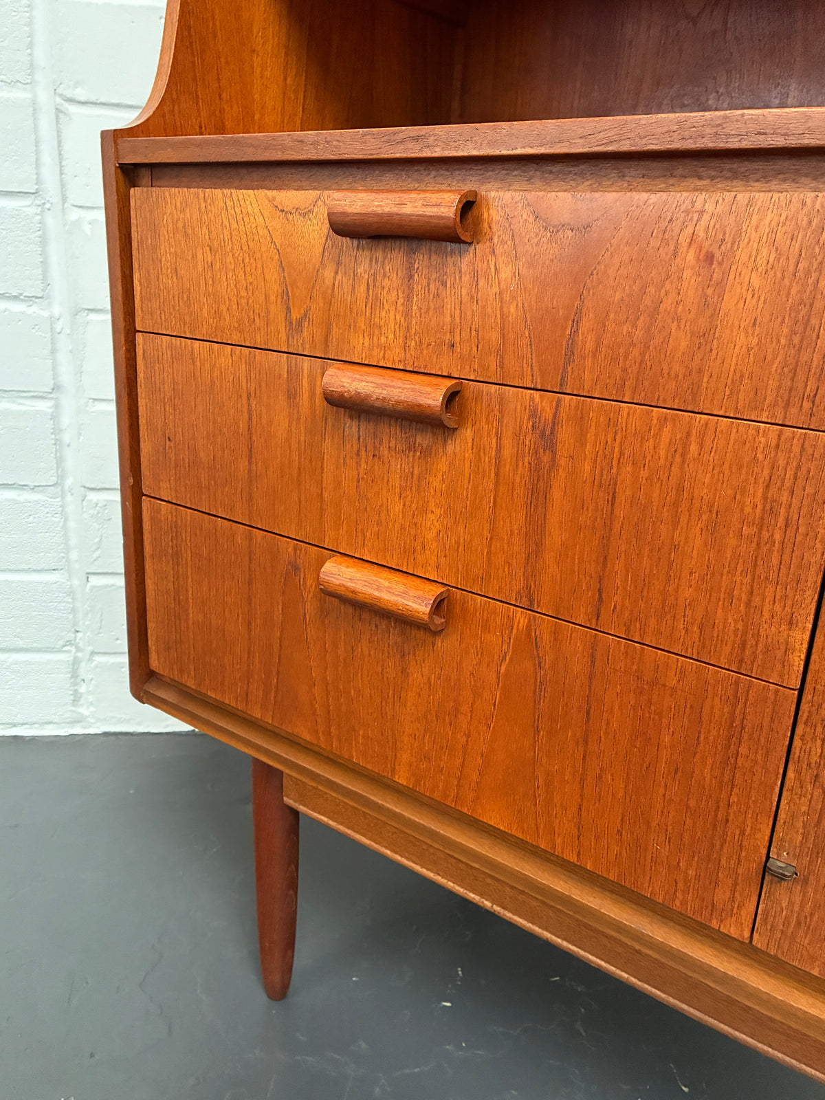 Vintage Mid-Century Teak Highboard by Frank Guille for Austinsuite
