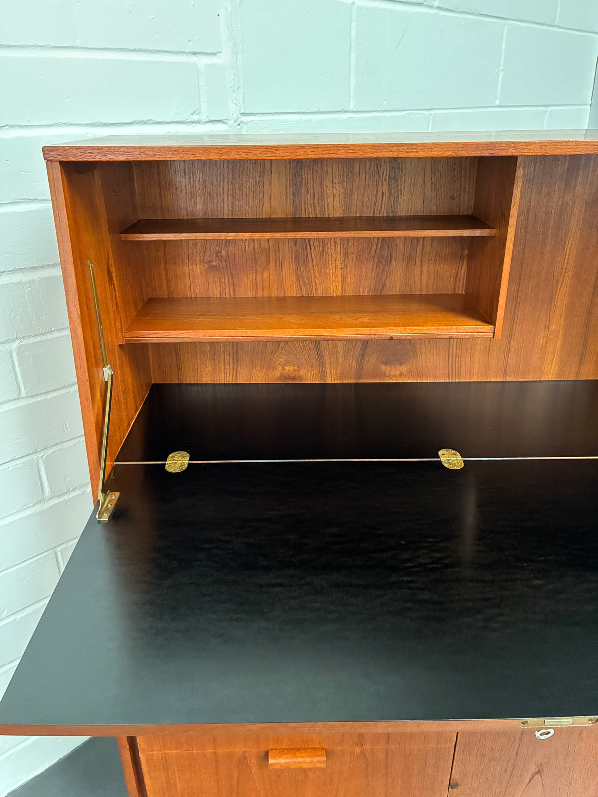 Vintage Mid-Century Teak Highboard by Frank Guille for Austinsuite