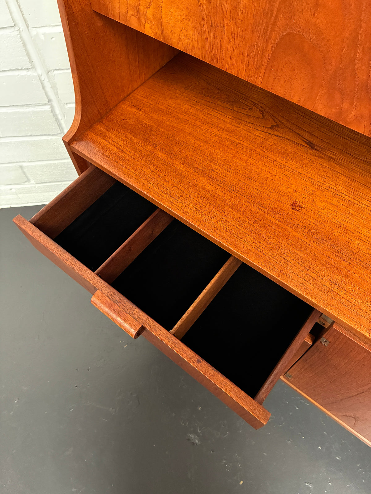 Vintage Mid-Century Teak Highboard by Frank Guille for Austinsuite