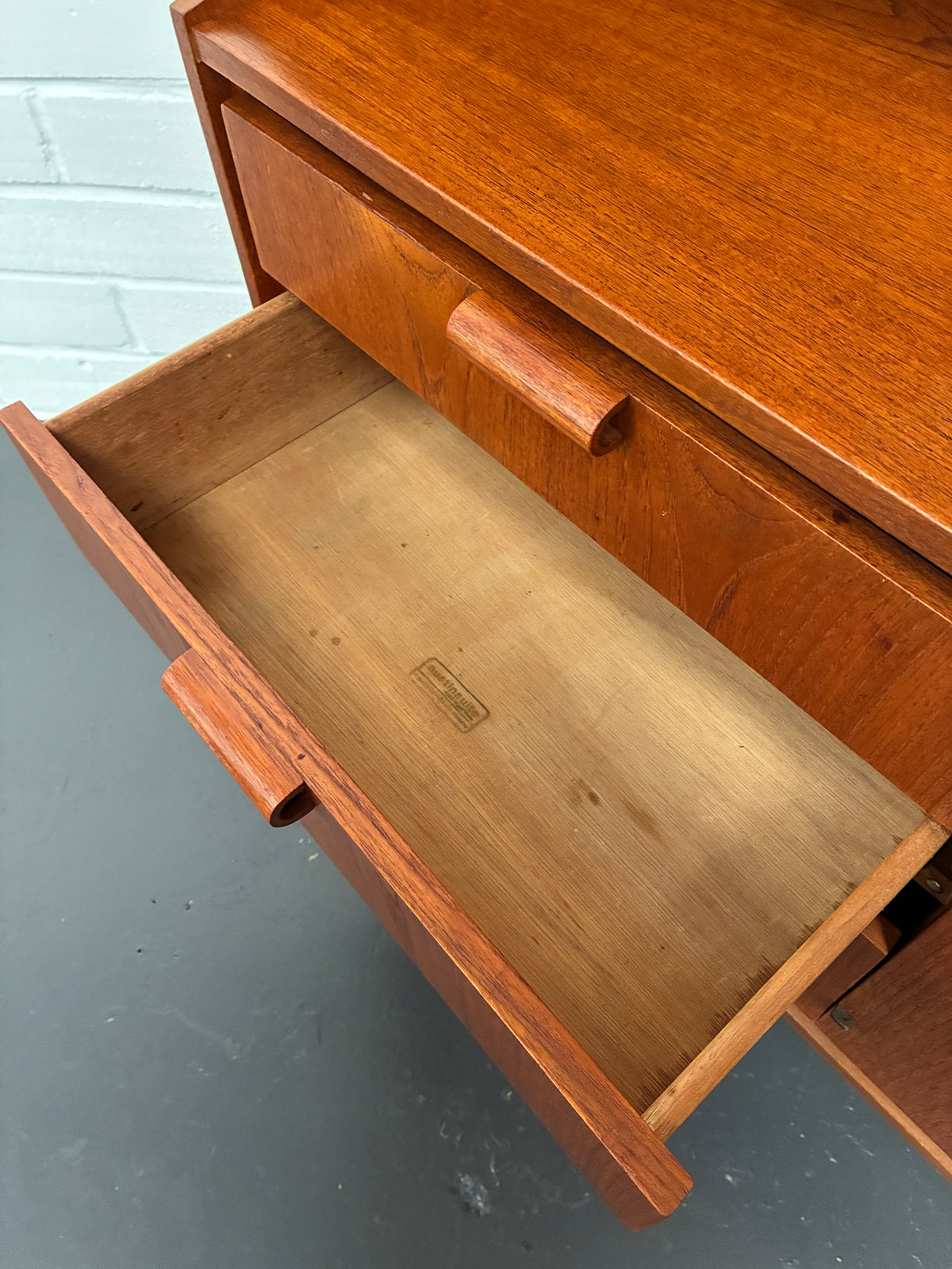 Vintage Mid-Century Teak Highboard by Frank Guille for Austinsuite