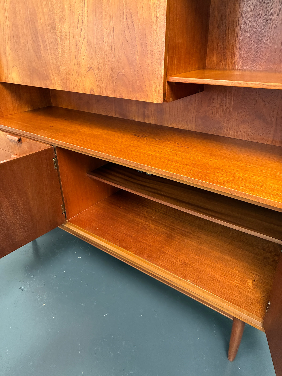 Vintage Mid-Century Teak Highboard by Frank Guille for Austinsuite