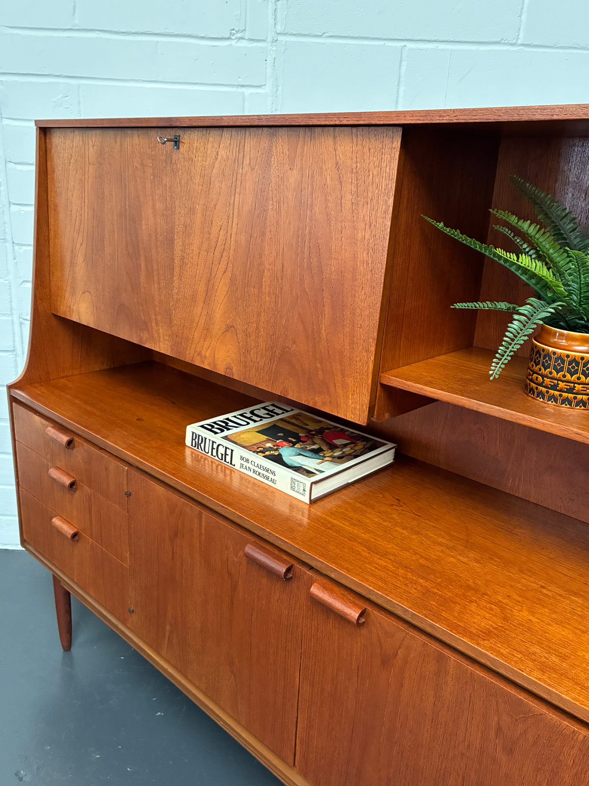 Vintage Mid-Century Teak Highboard by Frank Guille for Austinsuite